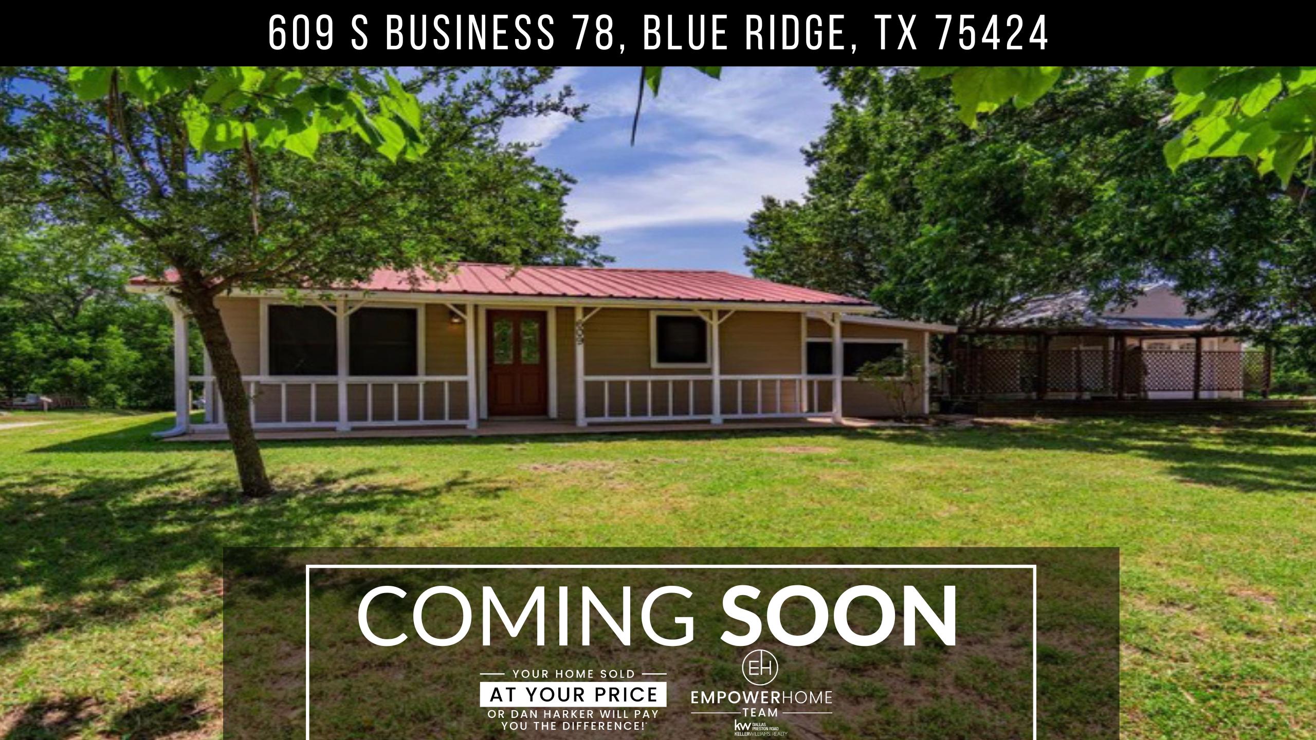 609 S Business 78, Blue Ridge, TX 75424