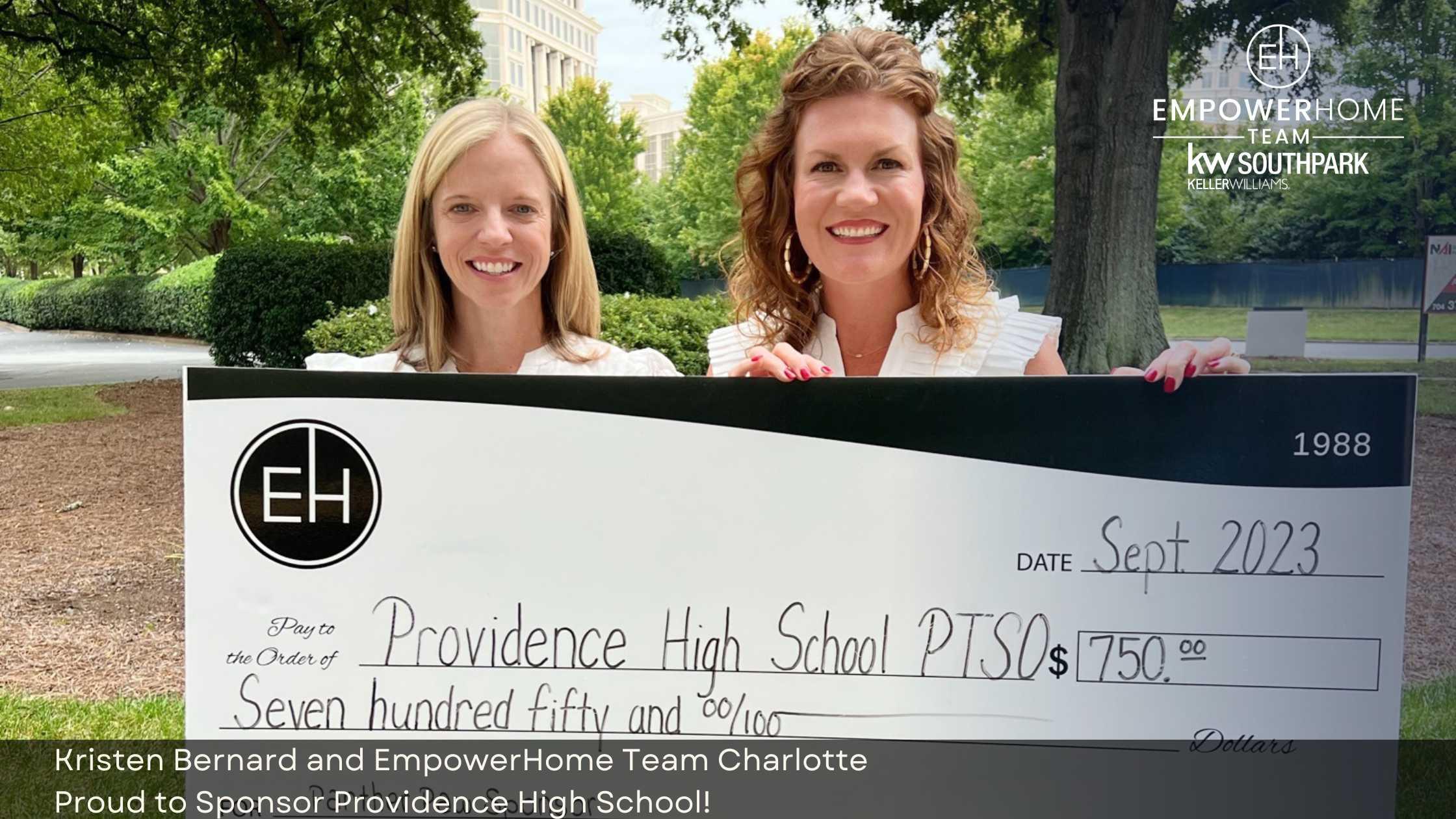 Kristen Bernard and EmpowerHome Team Charlotte Proud to Sponsor Providence High School