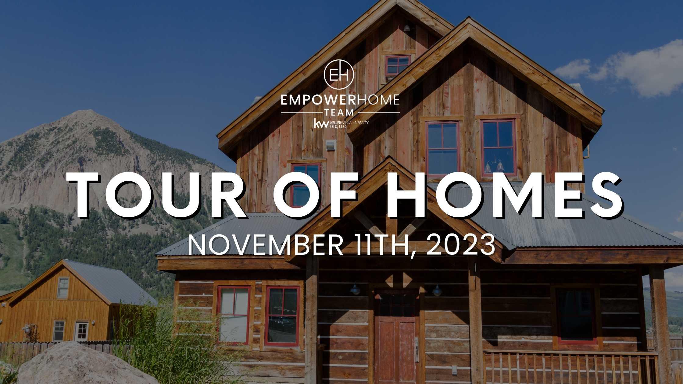 Colorado Tour of Homes In-Person November 11th