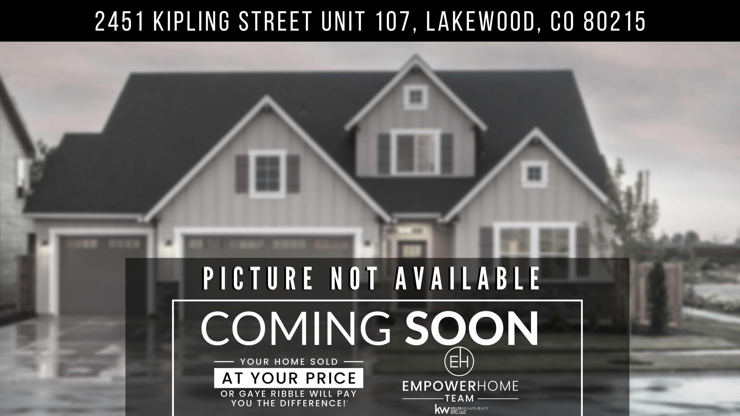 2451 Kipling Street Unit 107, Lakewood, CO 80215