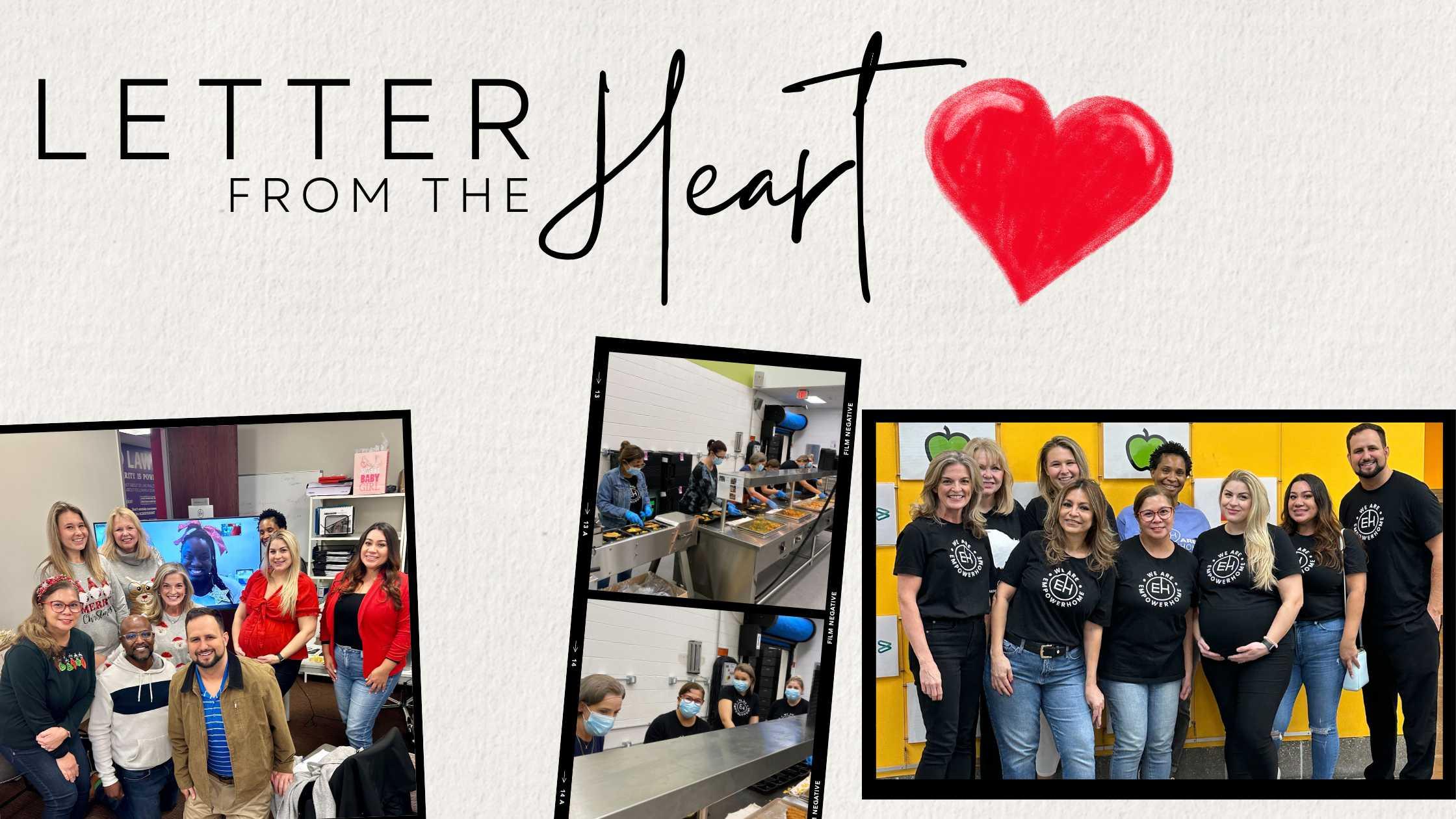 Letter From The Heart from EmpowerHome from Houston, TX – January 2024