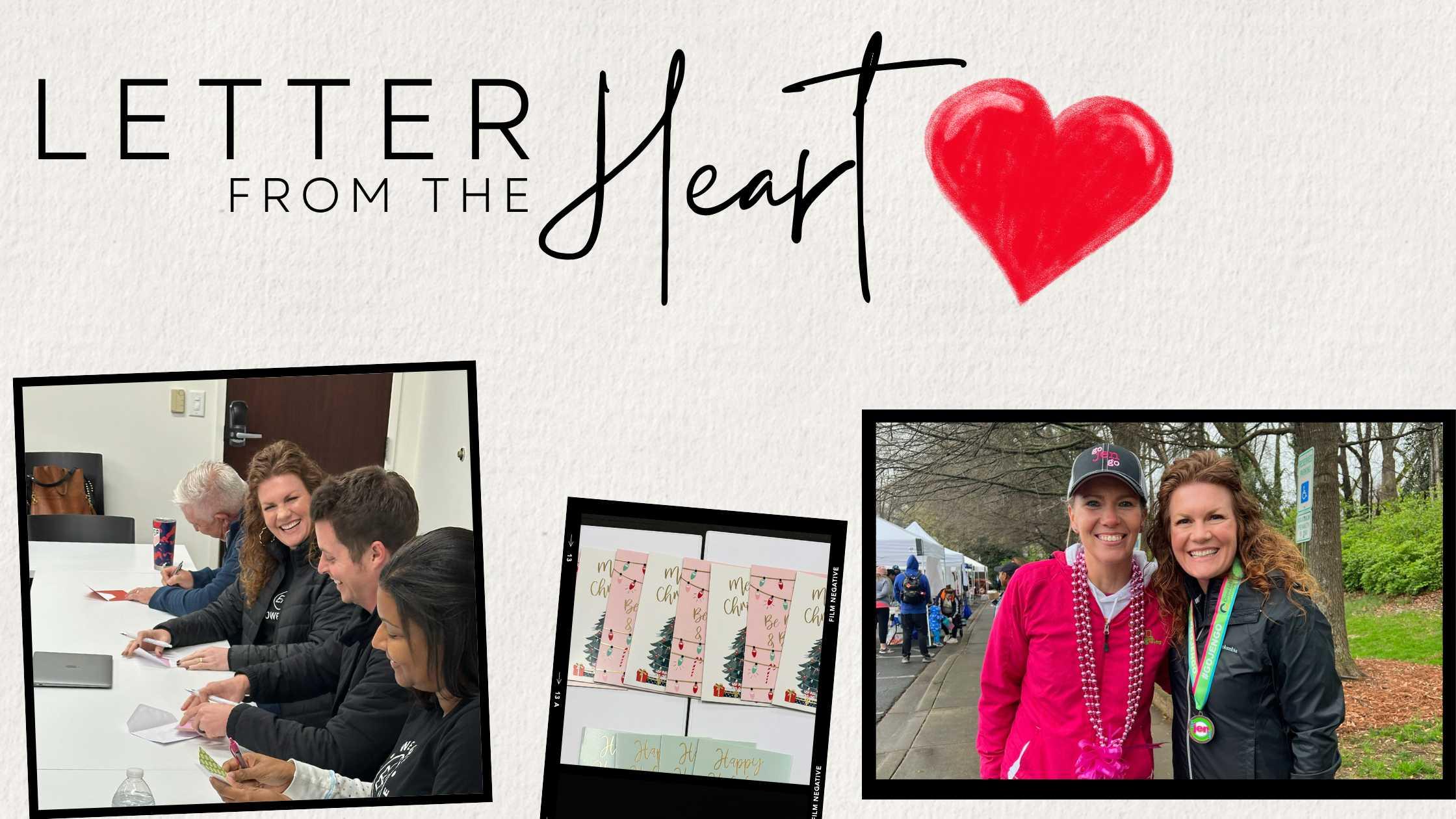 Letter From The Heart from Kristen Bernard from Charlotte, NC – January 2024