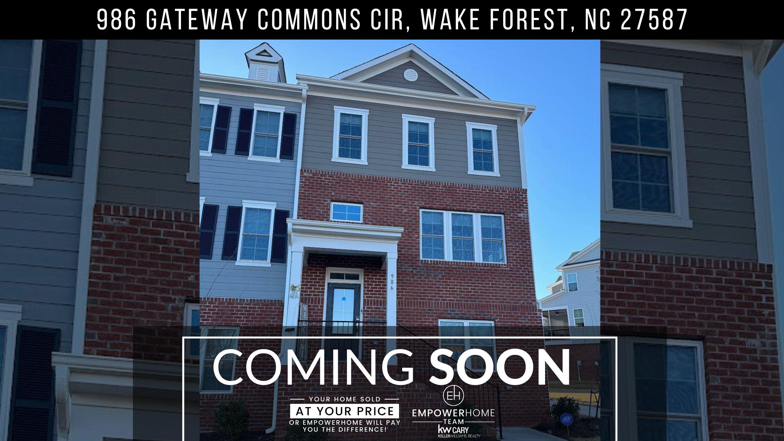 986 Gateway Commons Cir, Wake Forest, NC 27587