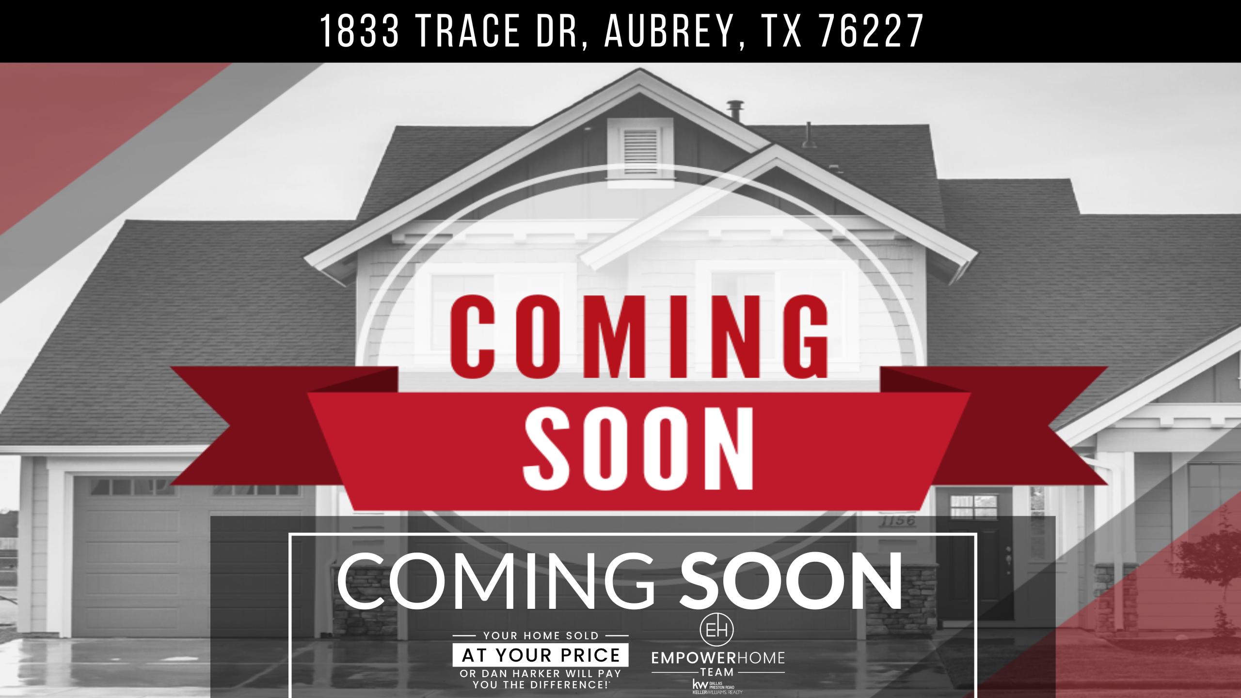 1833 Trace Dr, Aubrey, TX 76227