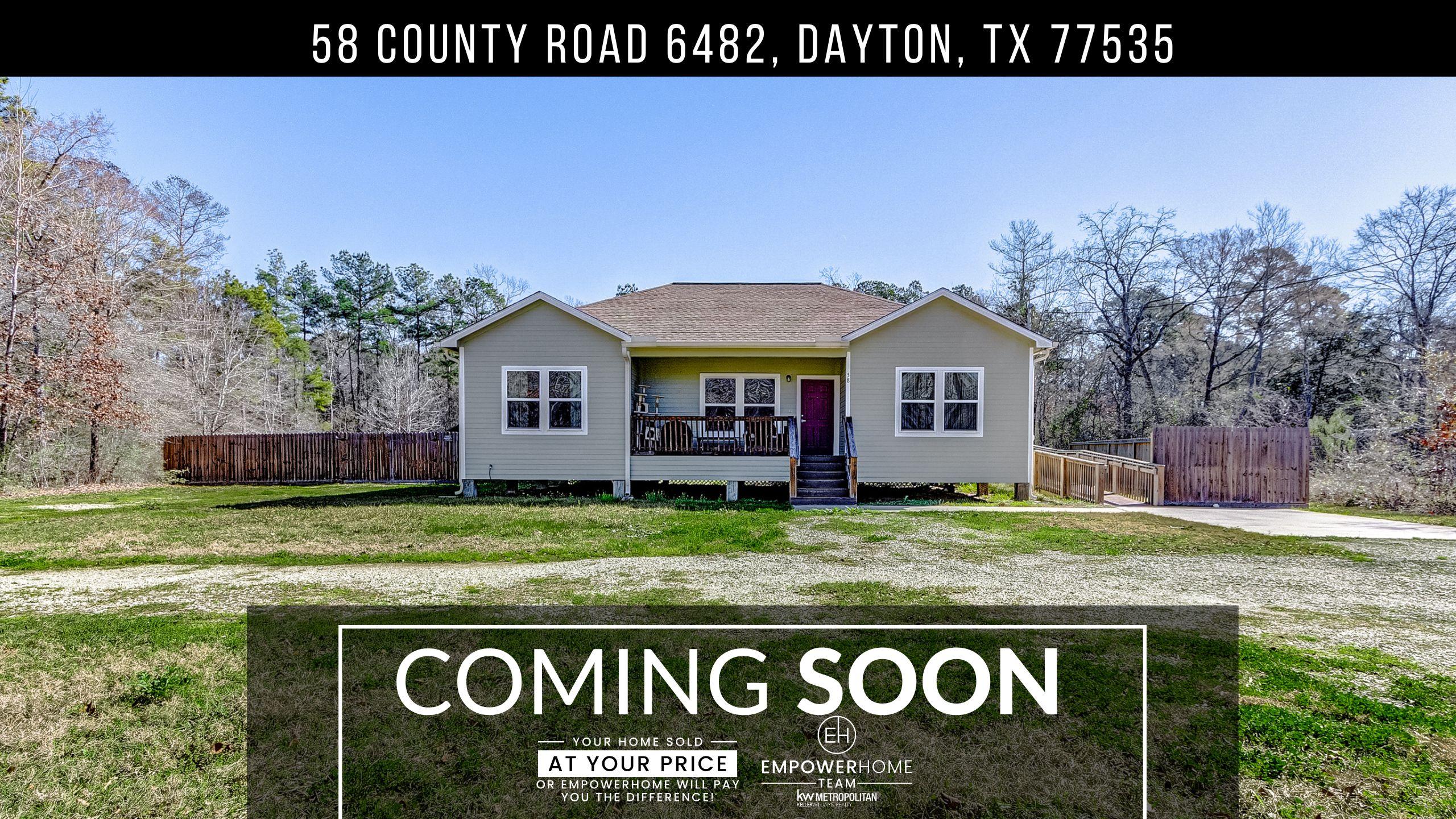 58 County Road 6482, Dayton, TX 77535