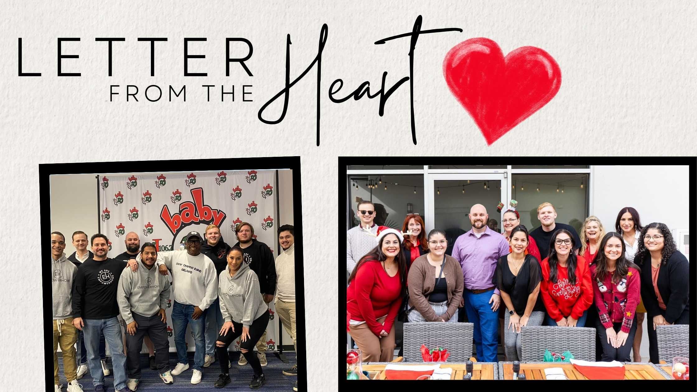 Letter From The Heart from EmpowerHome Team Orlando, FL – March 2024