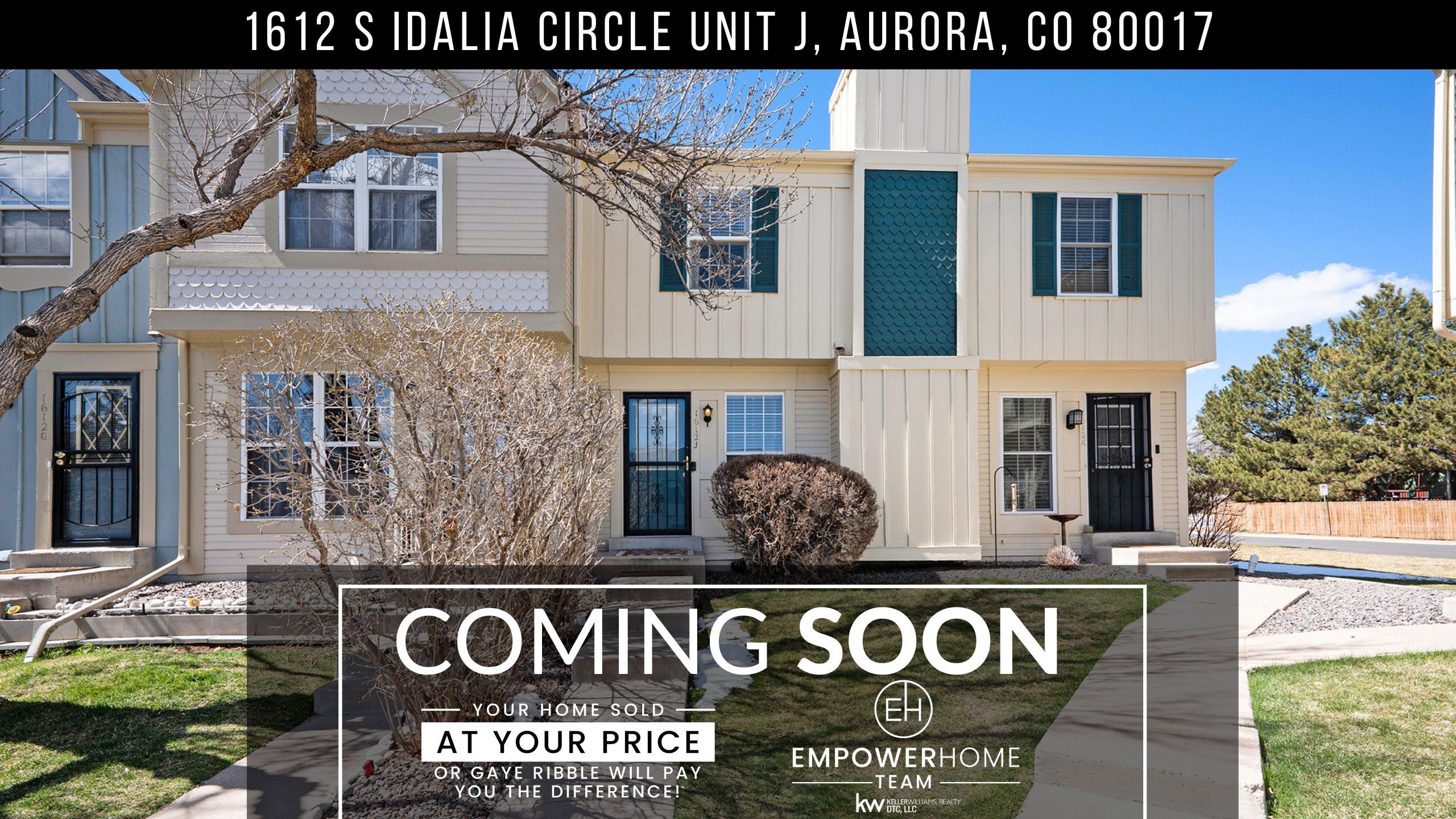 1612 S Idalia Circle Unit J, Aurora, CO 80017