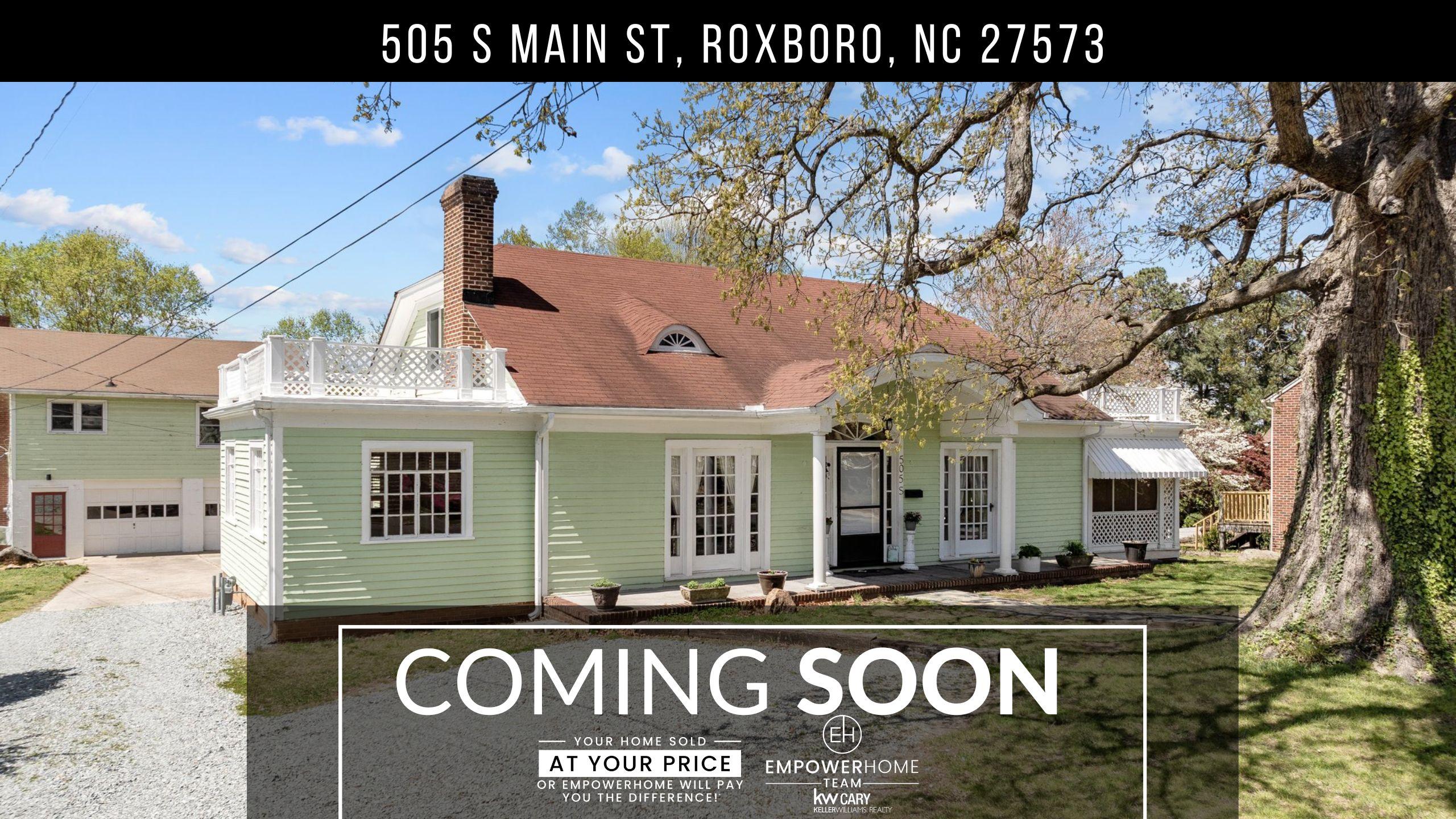 505 S Main St, Roxboro, NC 27573