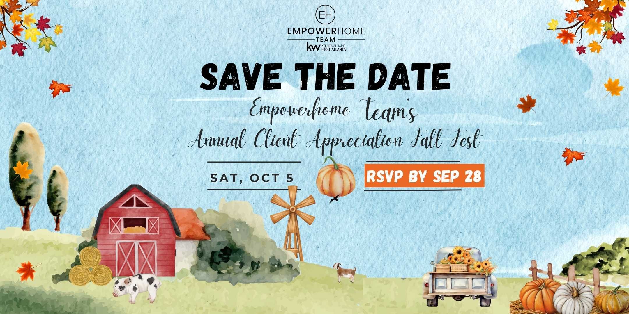 Linde Moore and EmpowerHome Team Atlanta’s Client Appreciation Fall Festival!