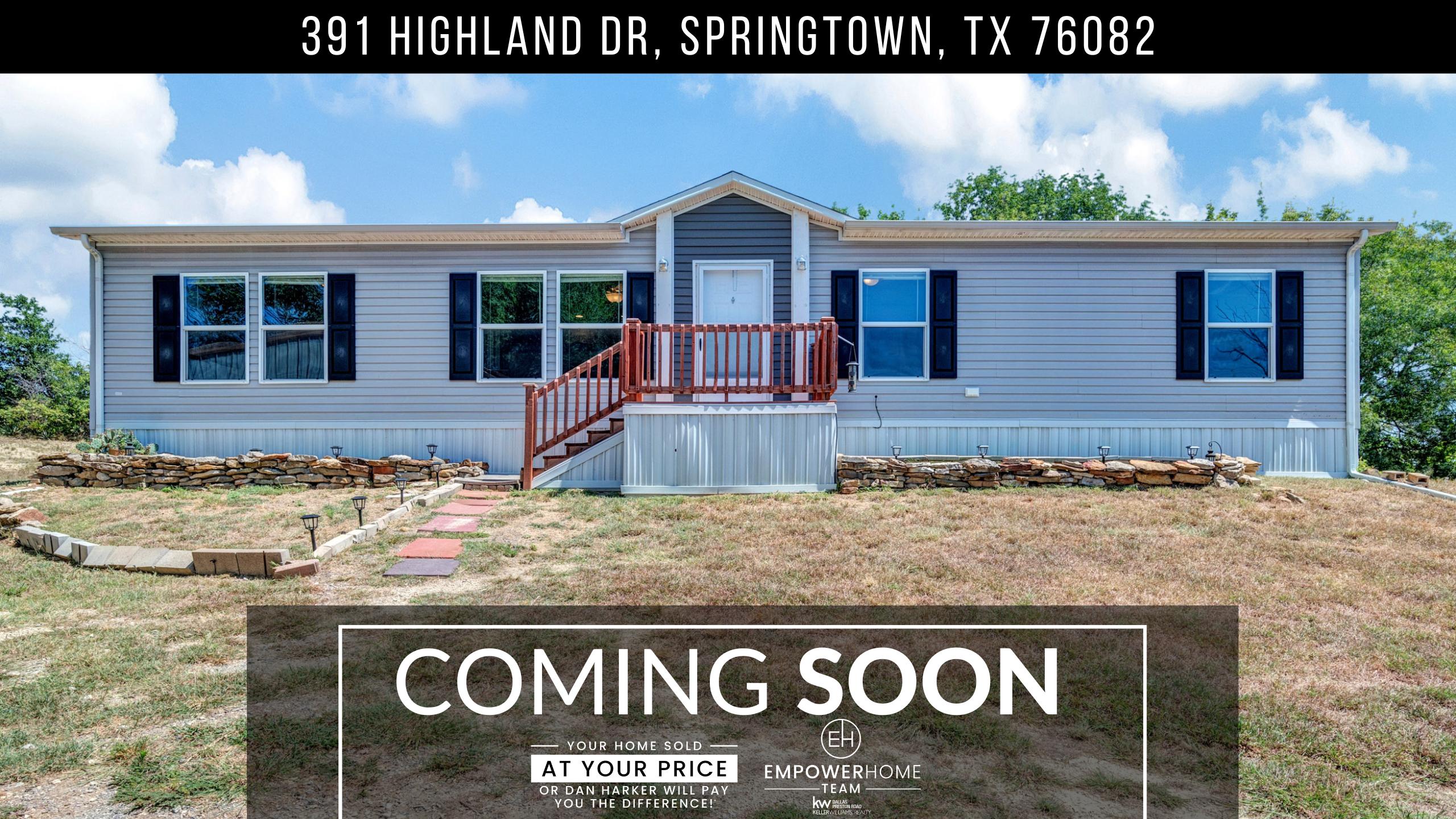 391 Highland Dr, Springtown, TX 76082