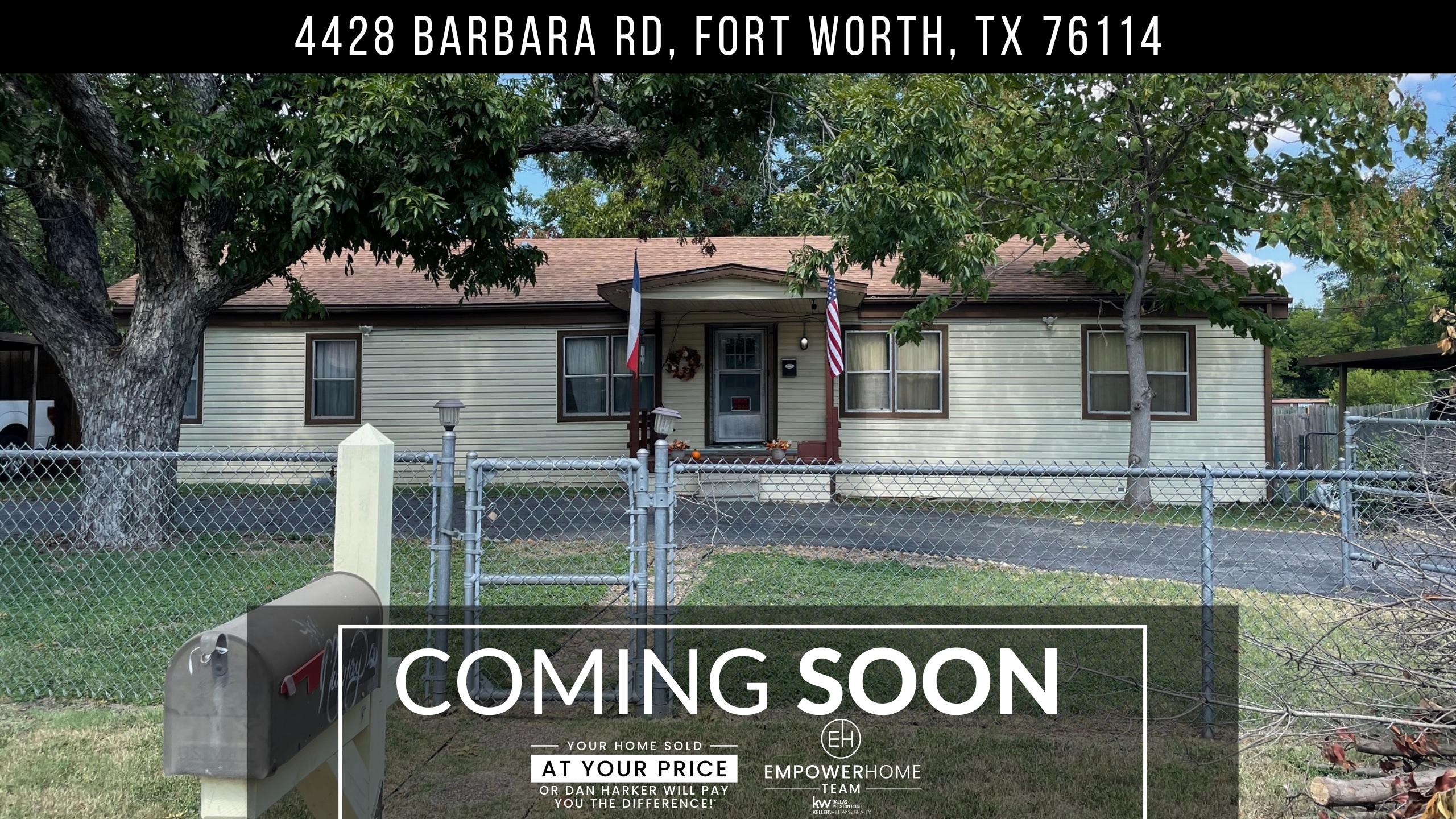 4428 Barbara Rd, Fort Worth, TX 76114