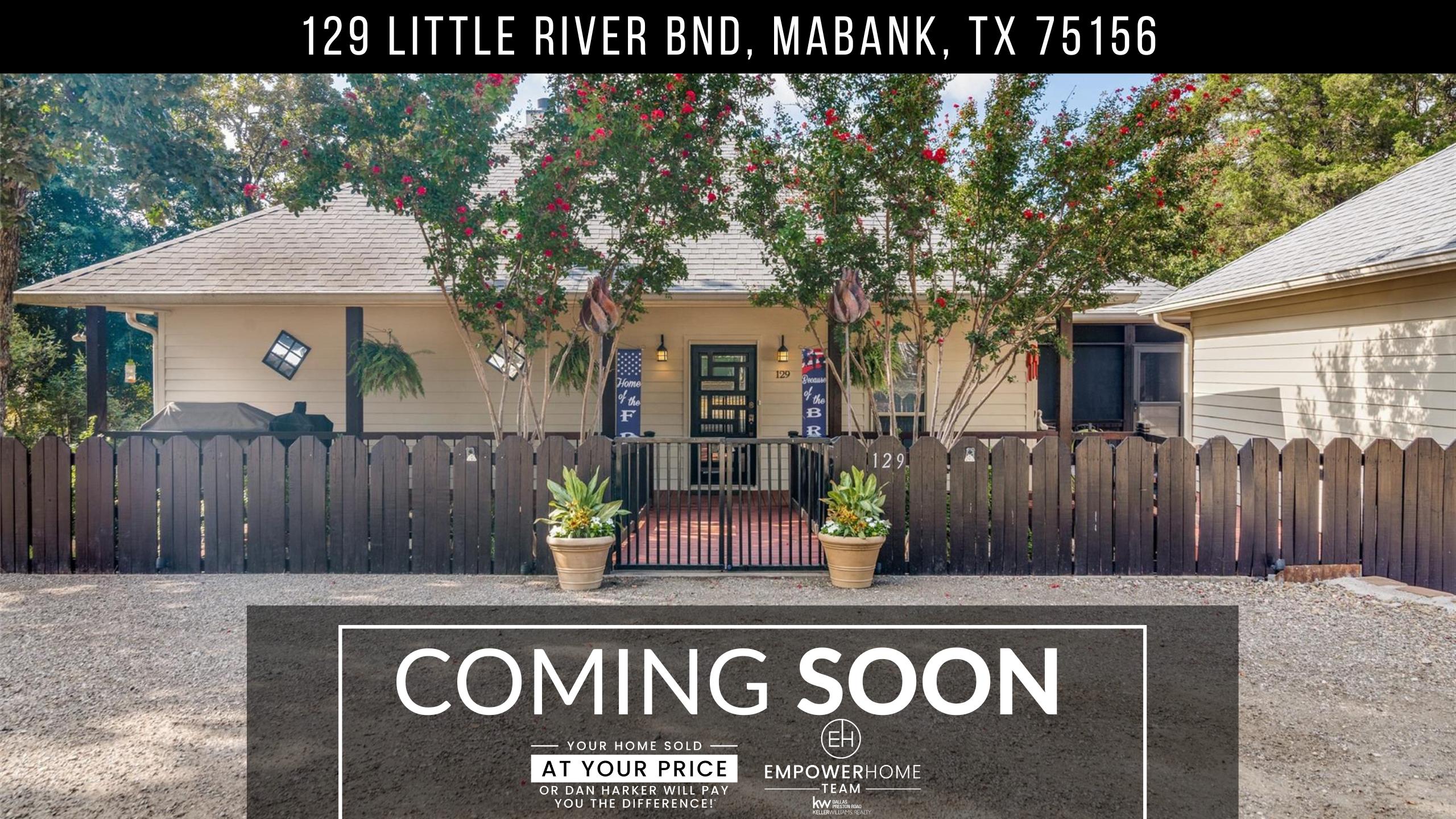 129 Little River Bnd, Mabank, TX 75156