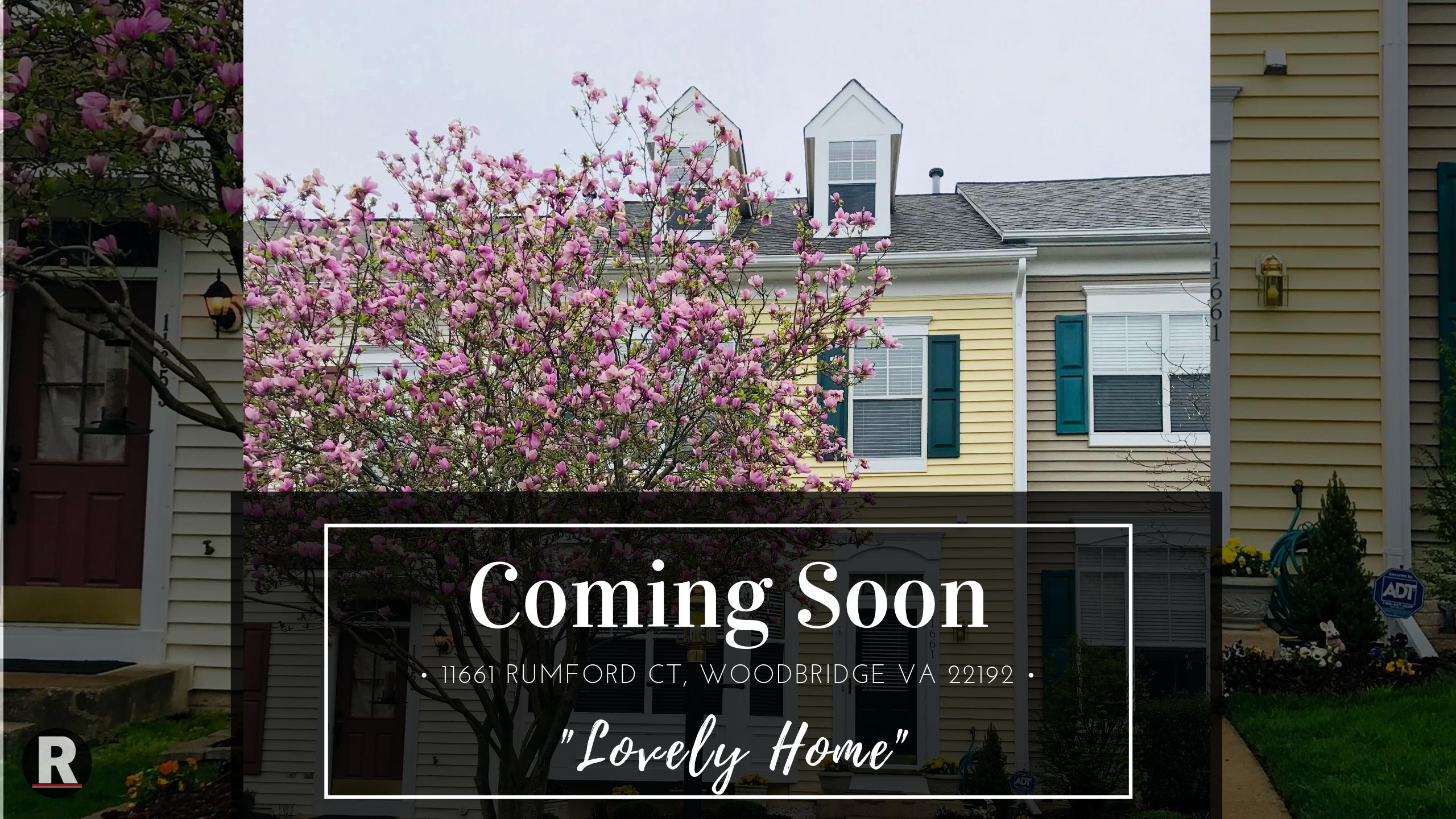 Coming Soon! 11661 Rumford Ct, Woodbridge VA 22192