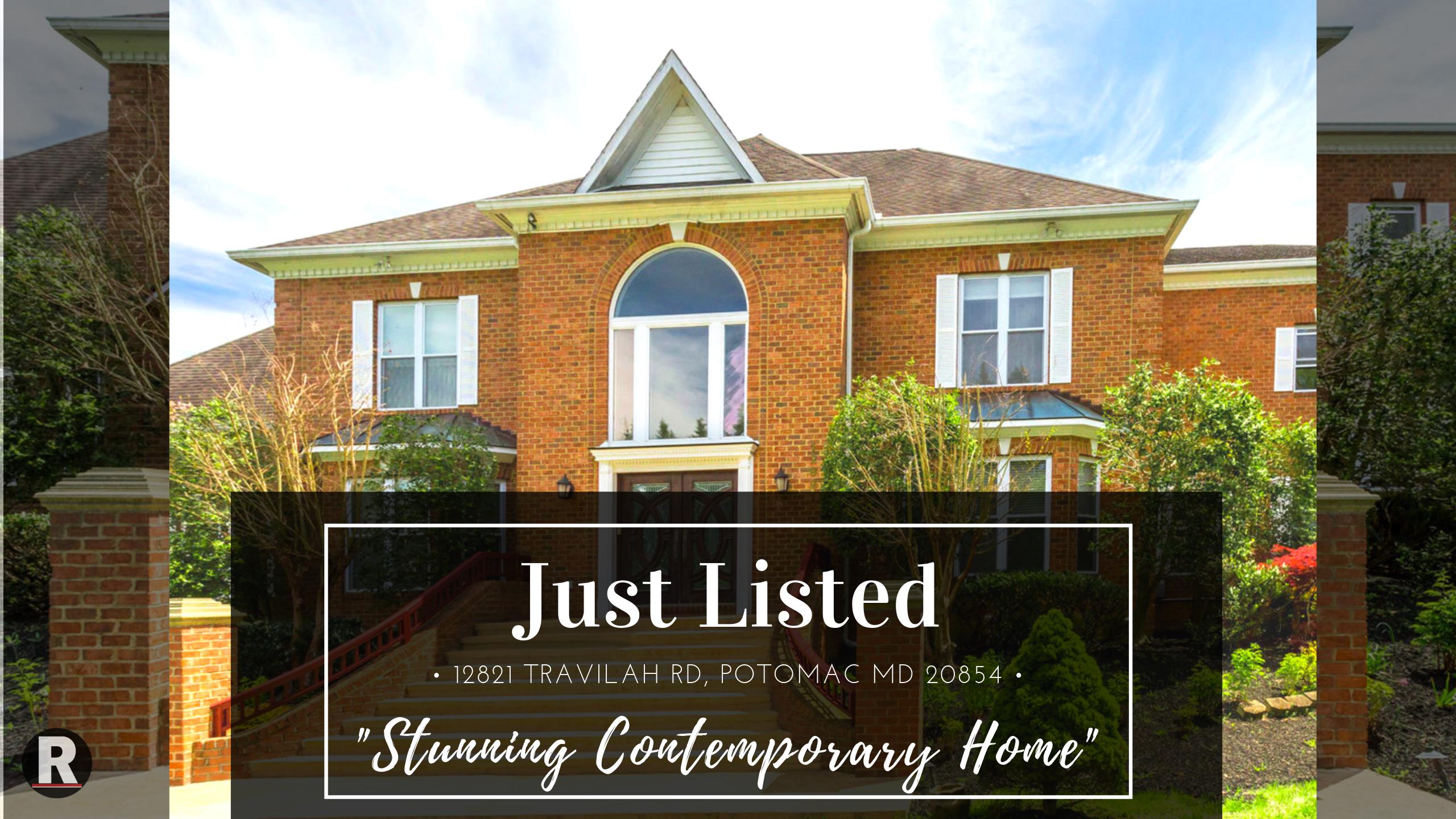 Just Listed! 12821 Travilah Rd, Potomac MD 20854