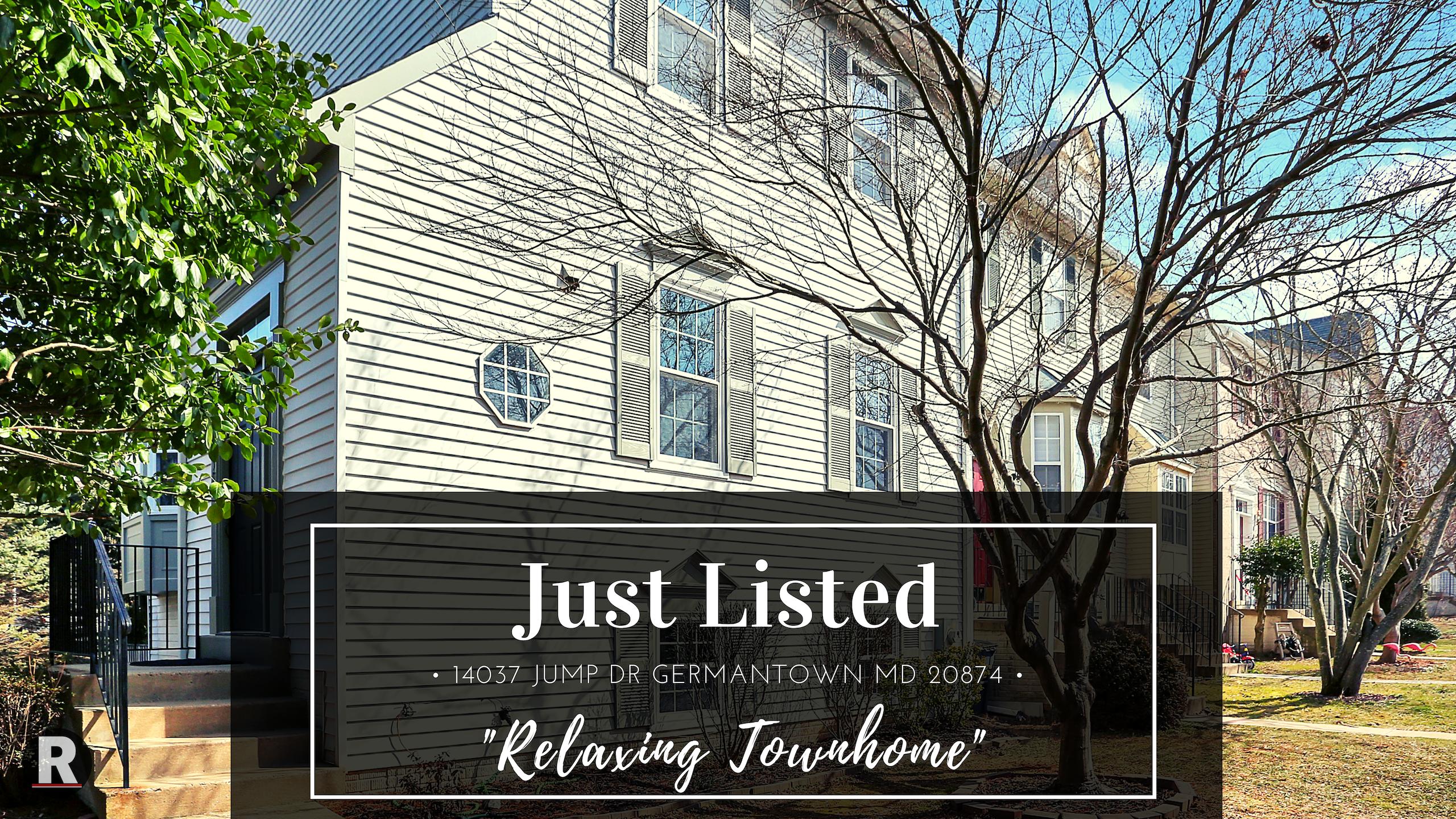 Just Listed! 14037 Jump Dr Germantown MD 20874