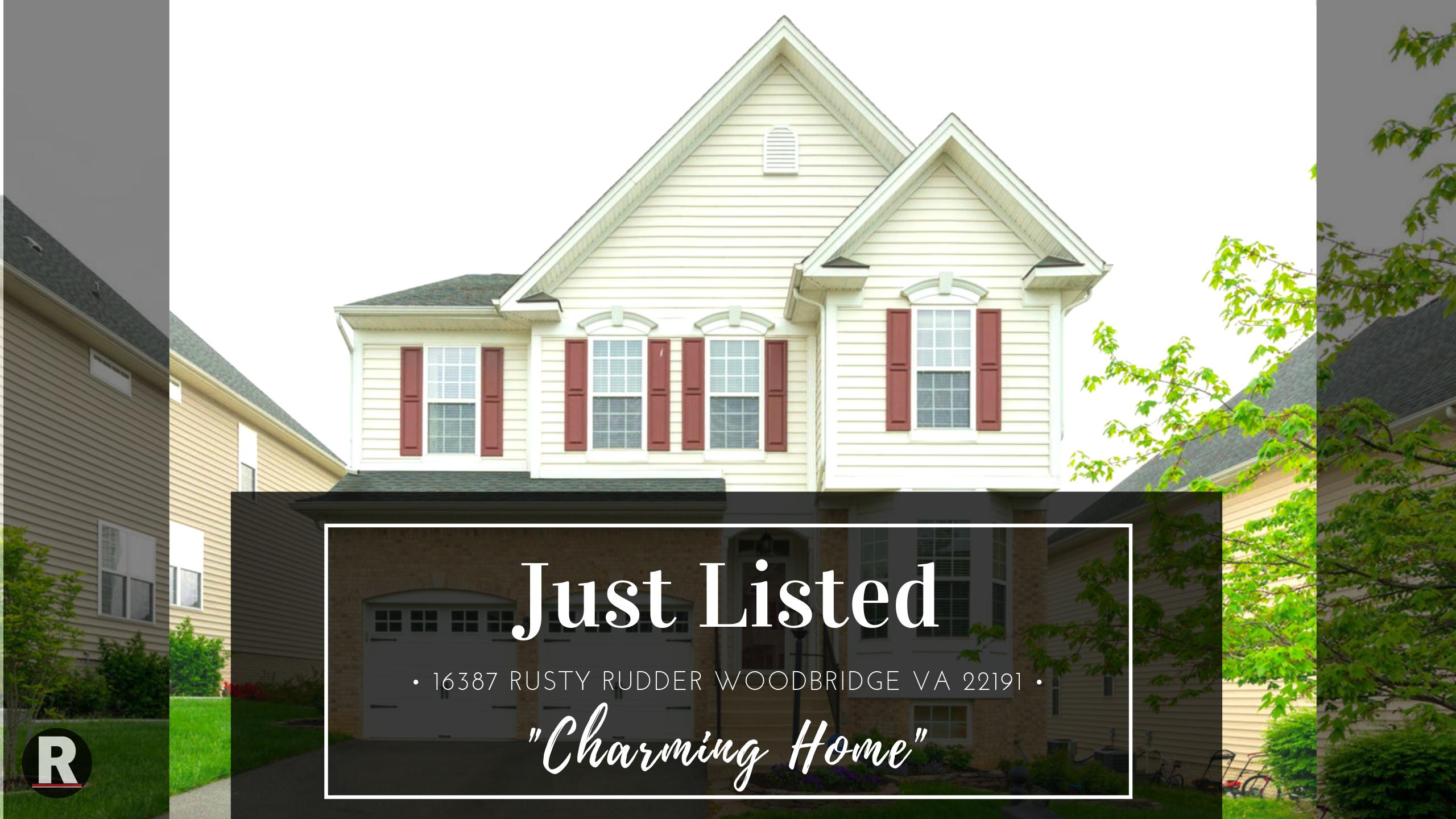 Just Listed! 16387 Rusty Rudder Woodbridge VA 22191