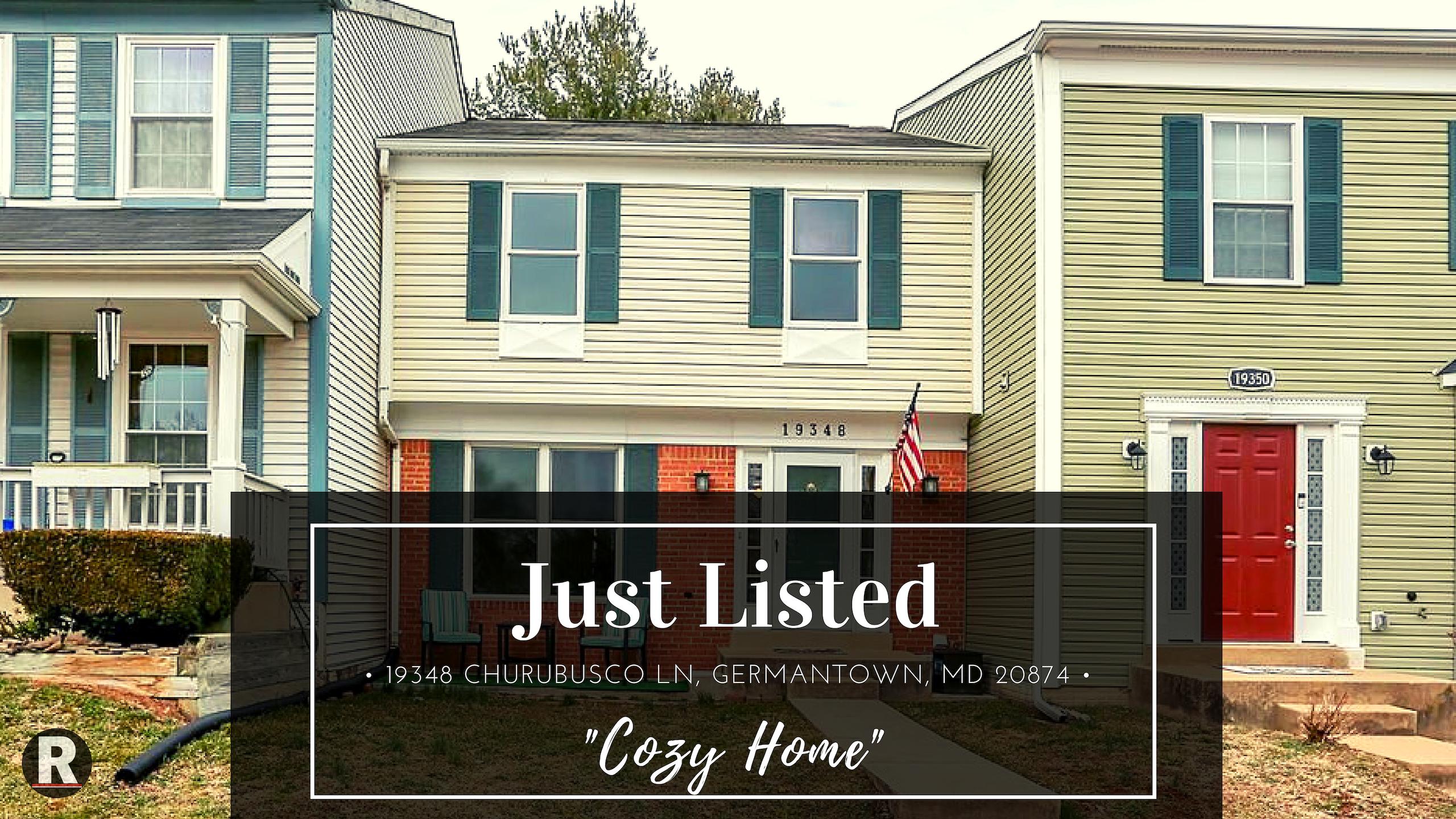 Just Listed! 19348 Churubusco Ln, Germantown, MD 20874