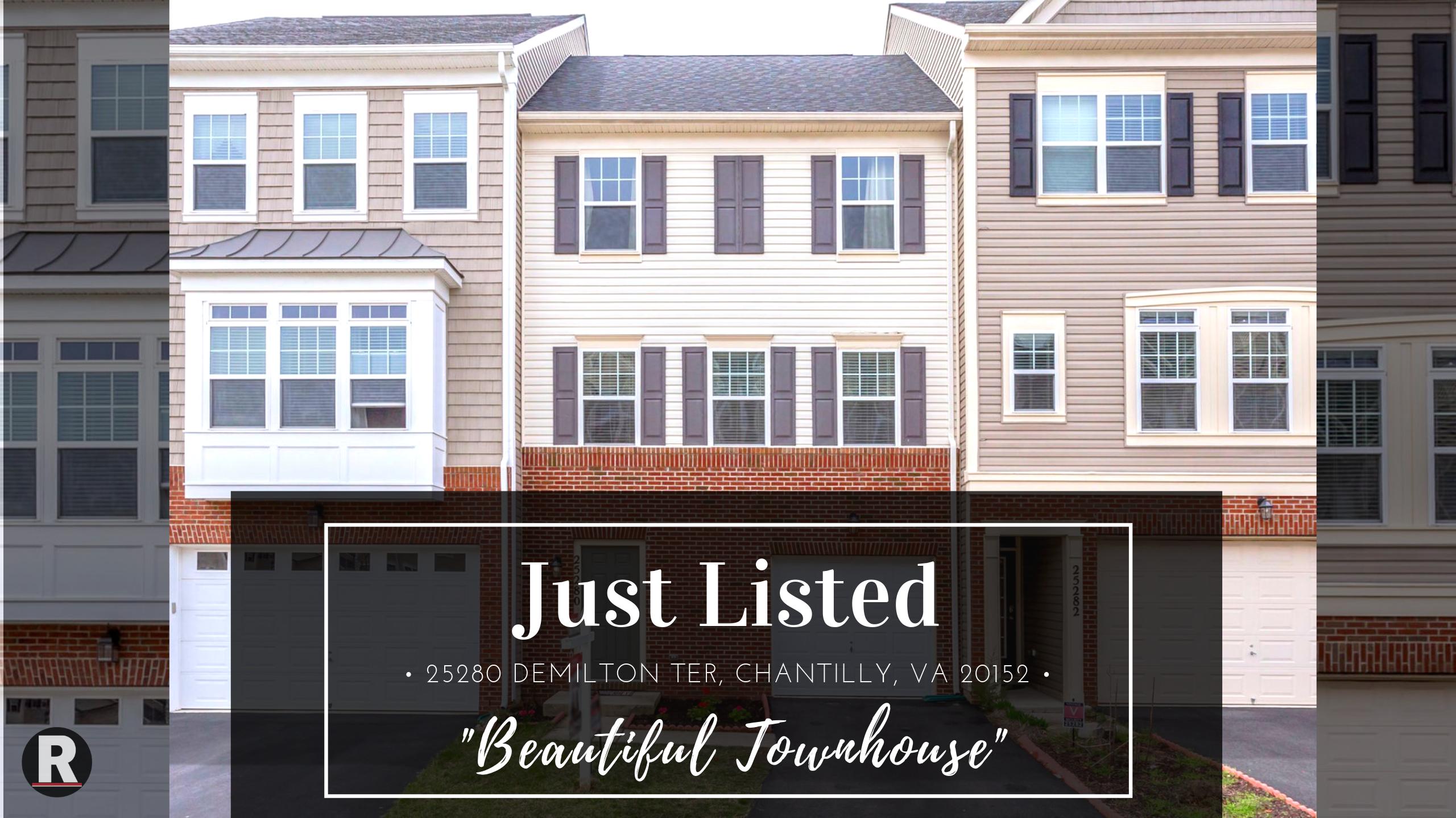 Just Listed! 25280 Demilton Ter, Chantilly, VA 20152