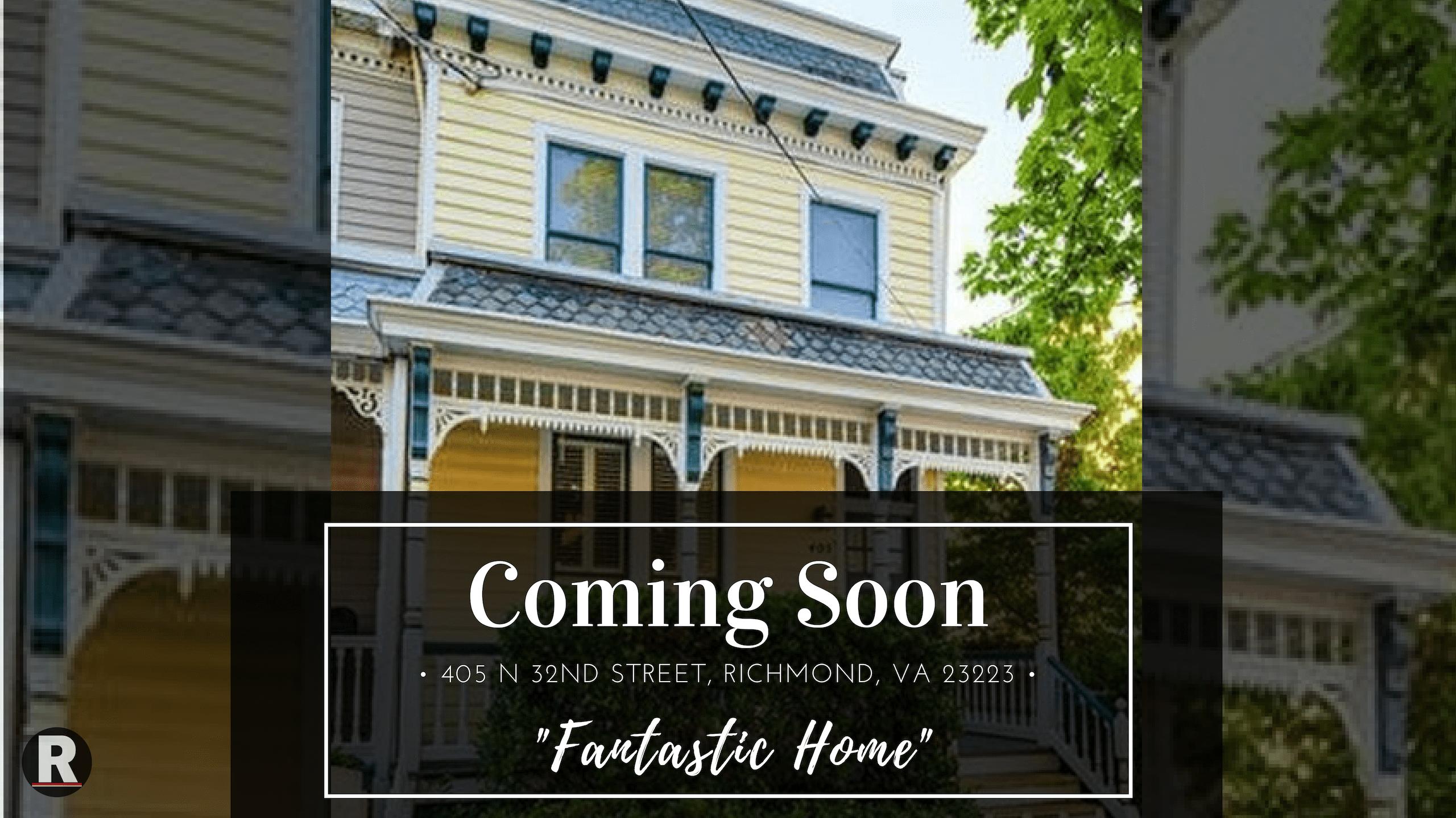 Coming Soon! 405 N 32nd Street, Richmond, VA 23223