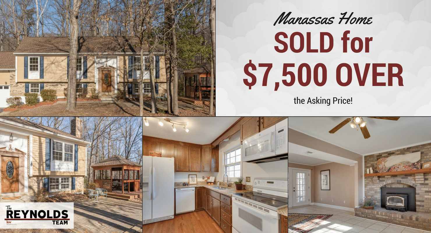 Manassas Home SOLD for $7,500 OVER the Asking Price!