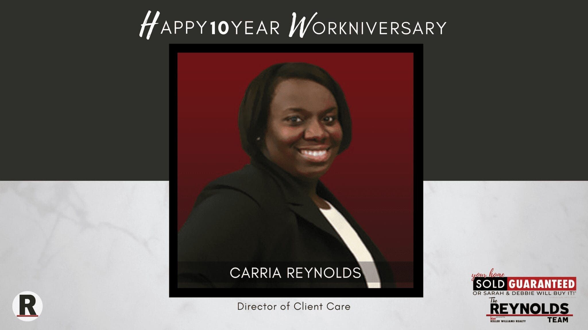 Happy 10 Year Workniversary Carria!