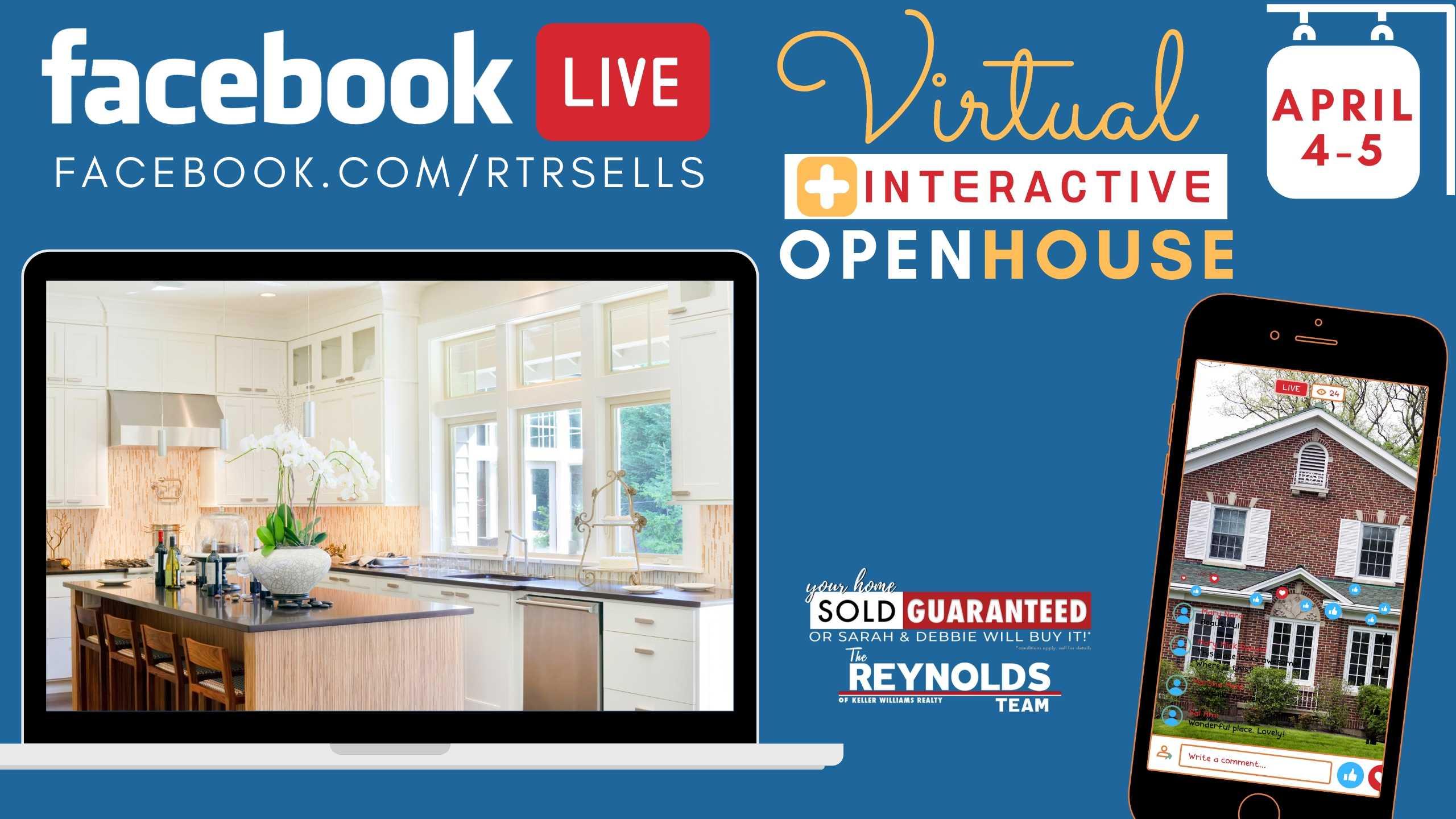 Facebook Live Virtual Open House April 4-5