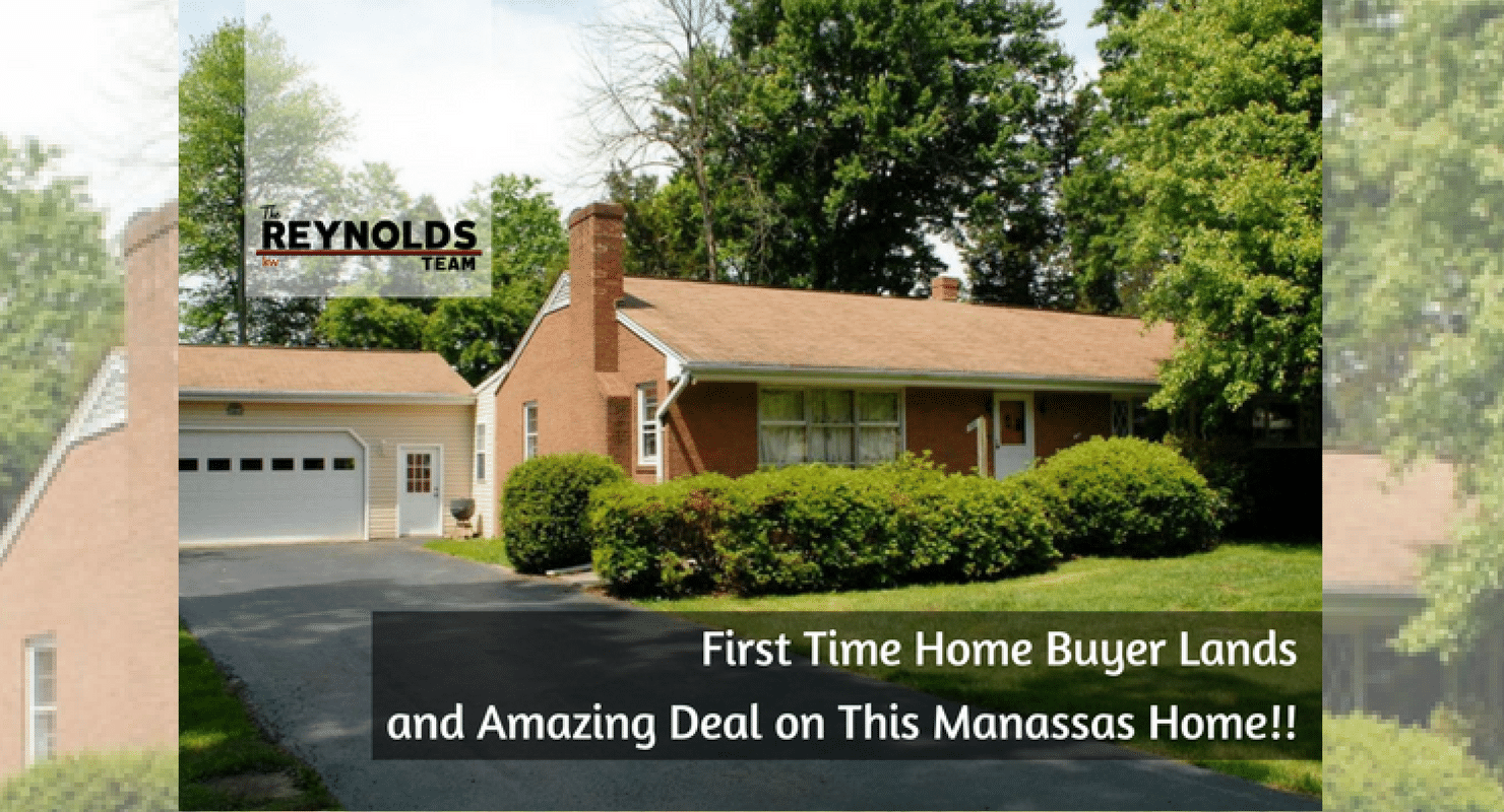 First Time HomeBuyer Lands and Amazing Deal on This Manassas Home!!