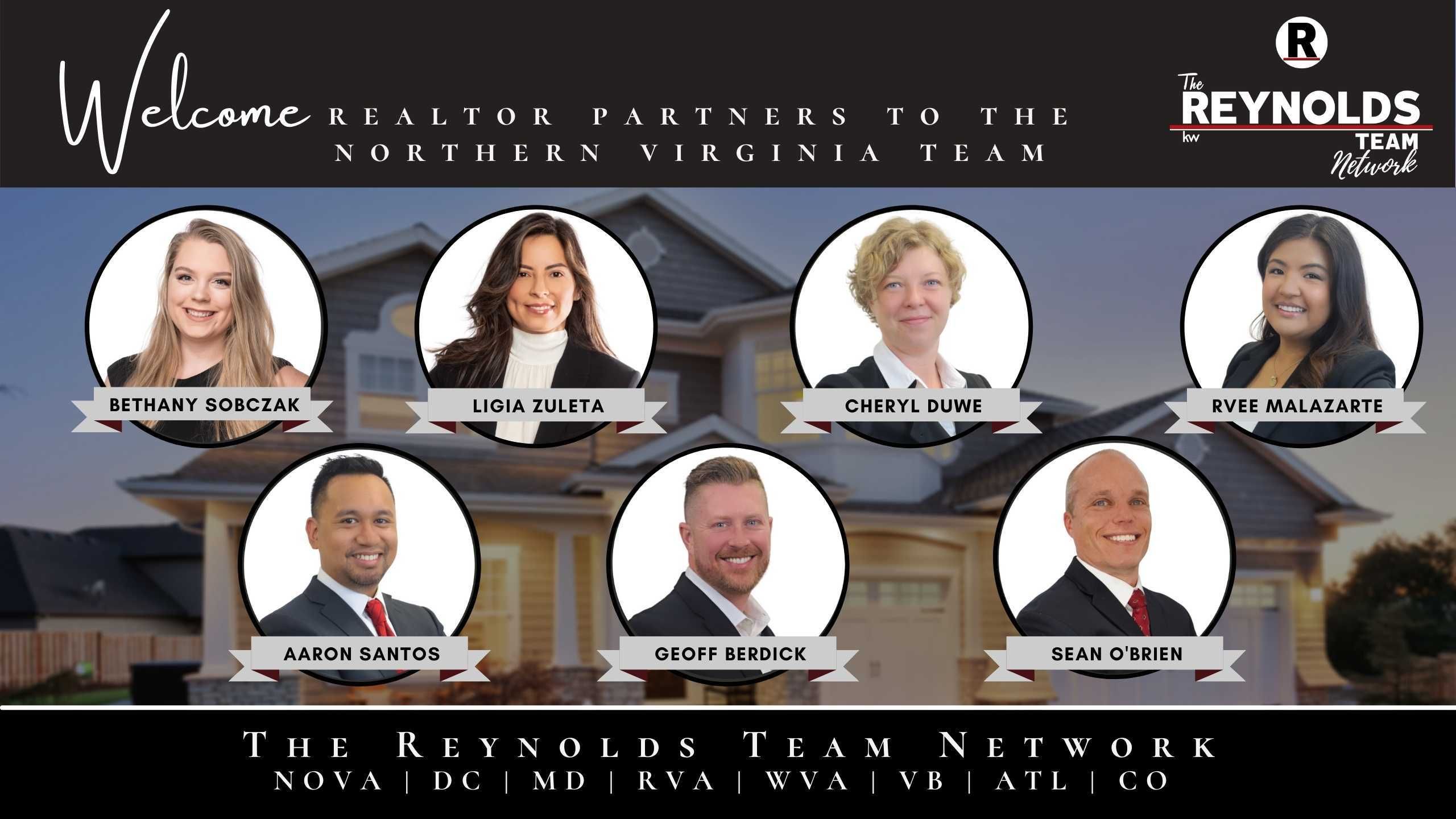 Welcome Reynolds Team Realtor Partners to the Northern Virginia Team!