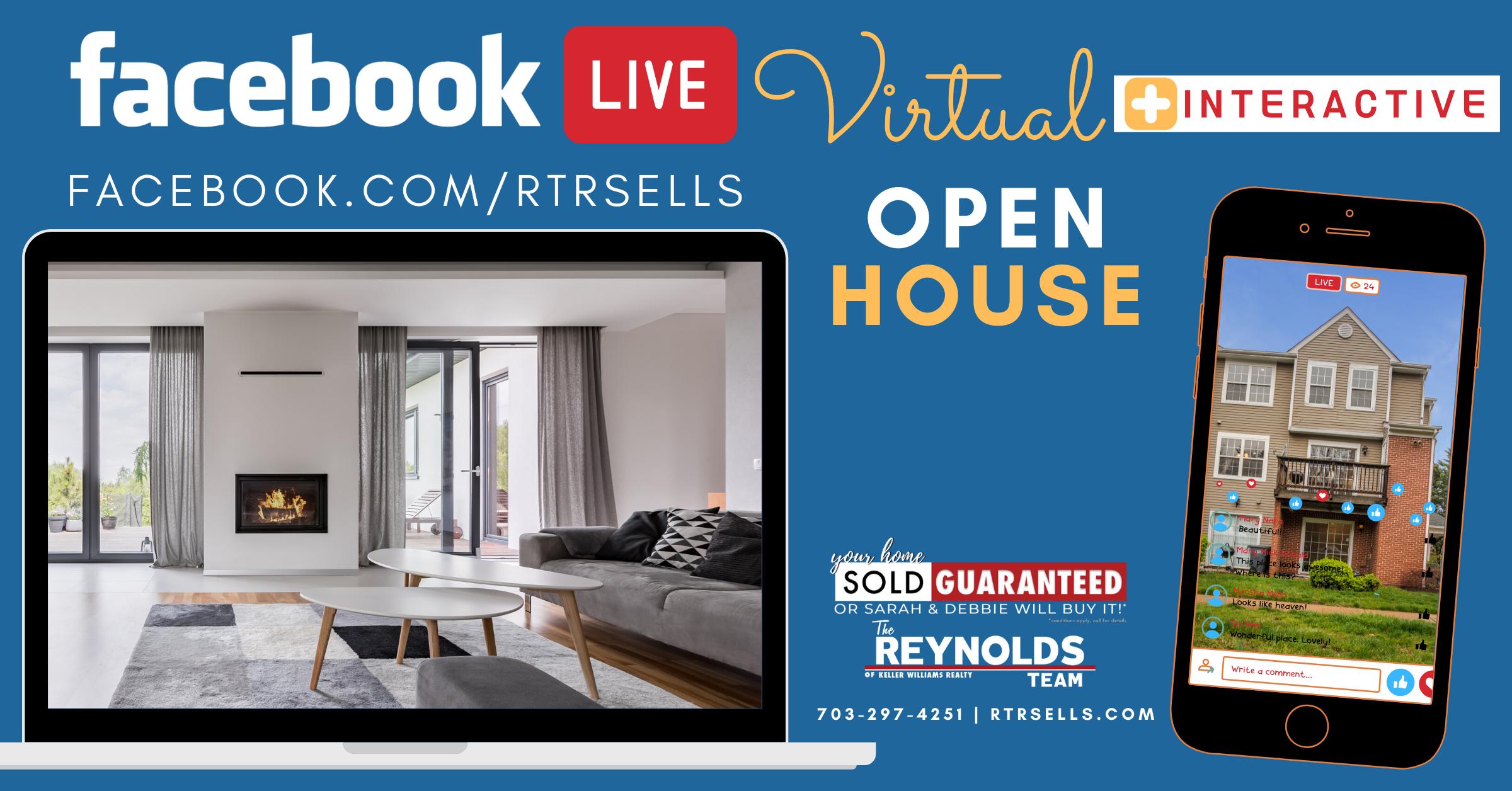May 16-17 Facebook LIVE Virtual Walk-through Open House
