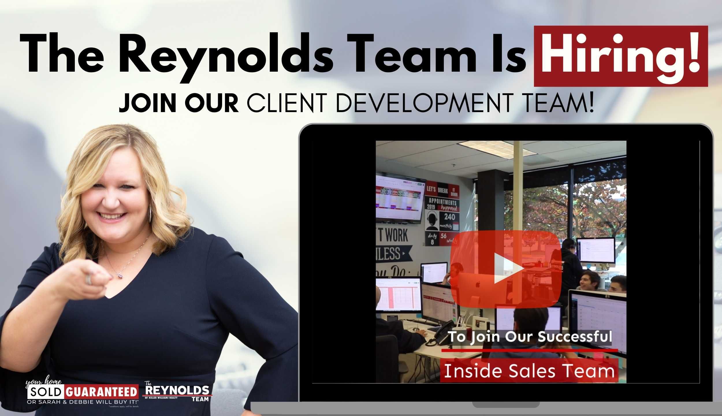 The Reynolds Team Is Hiring! Join Our Client Development Team!