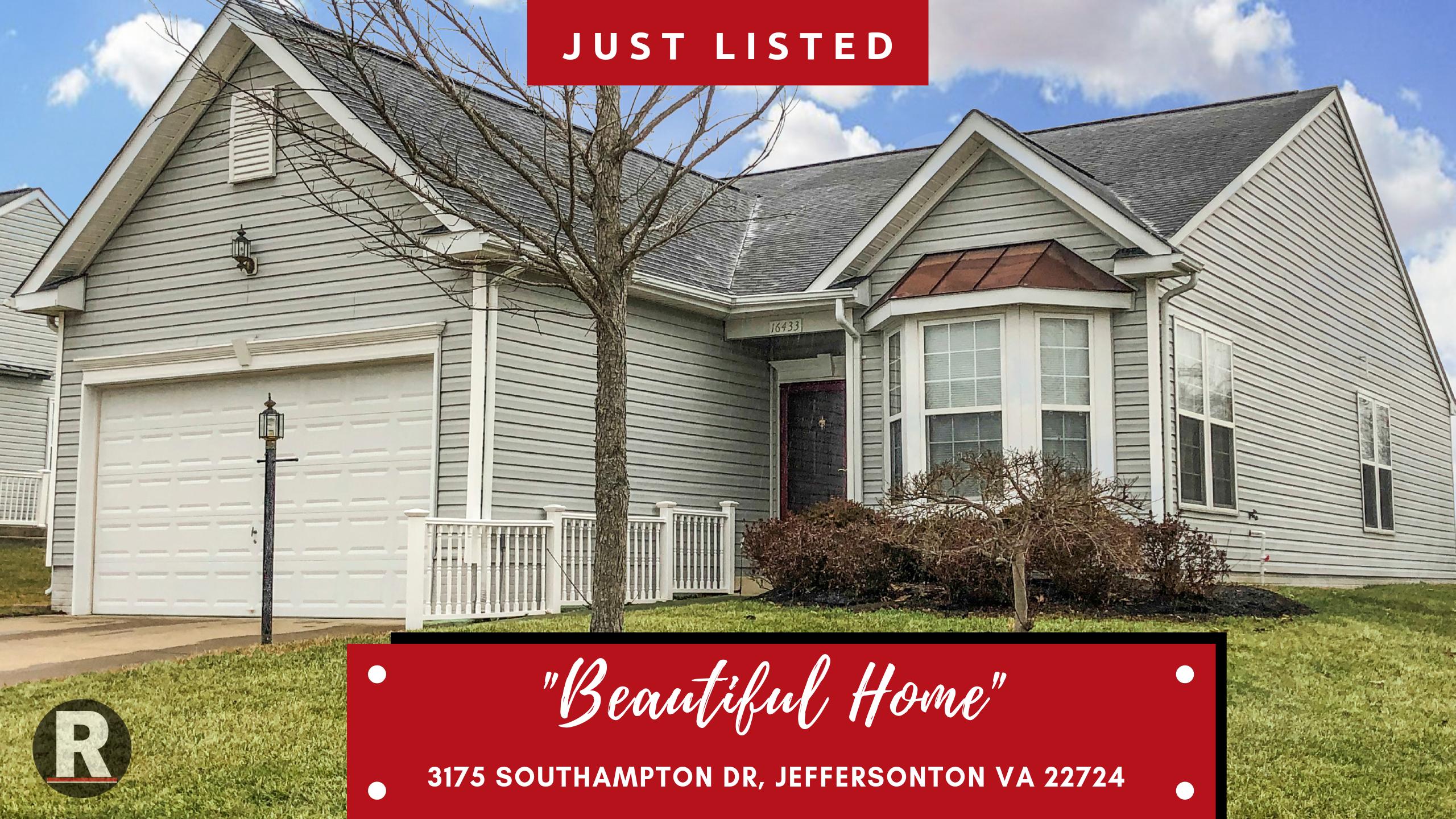 3175 Southampton Dr, Jeffersonton VA 22724