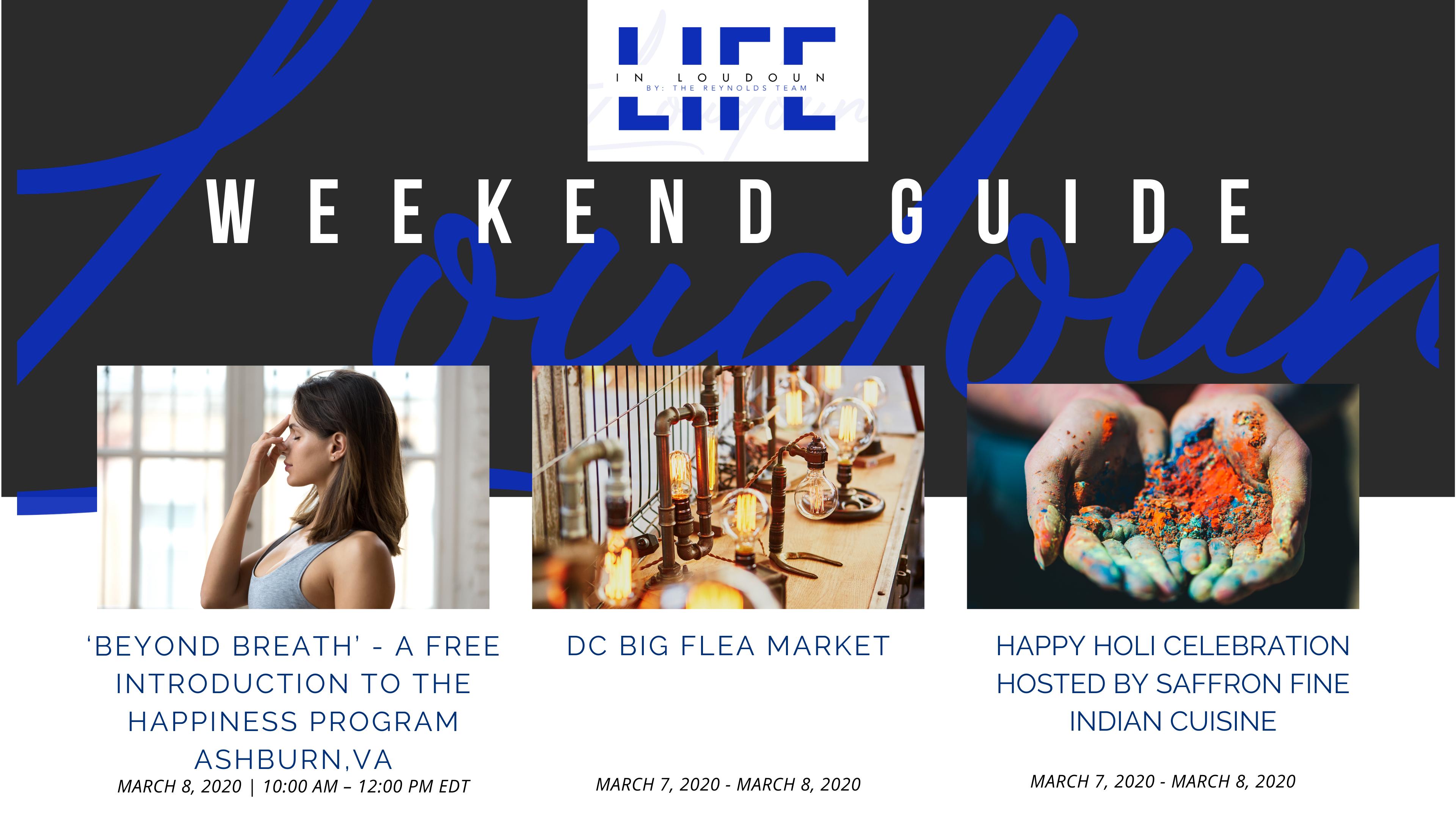 Weekend Events Guide for March 7 to 8