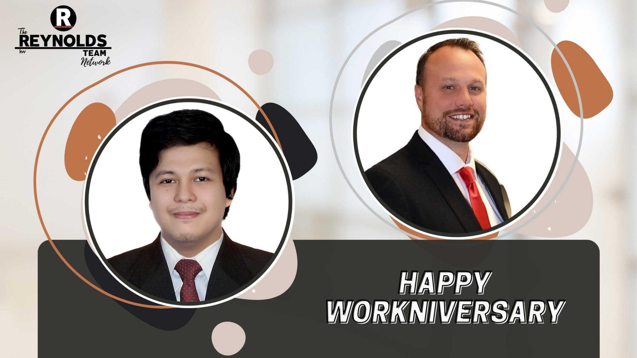 Happy Workniversary, Elvin Duka and Donnie Reynolds!