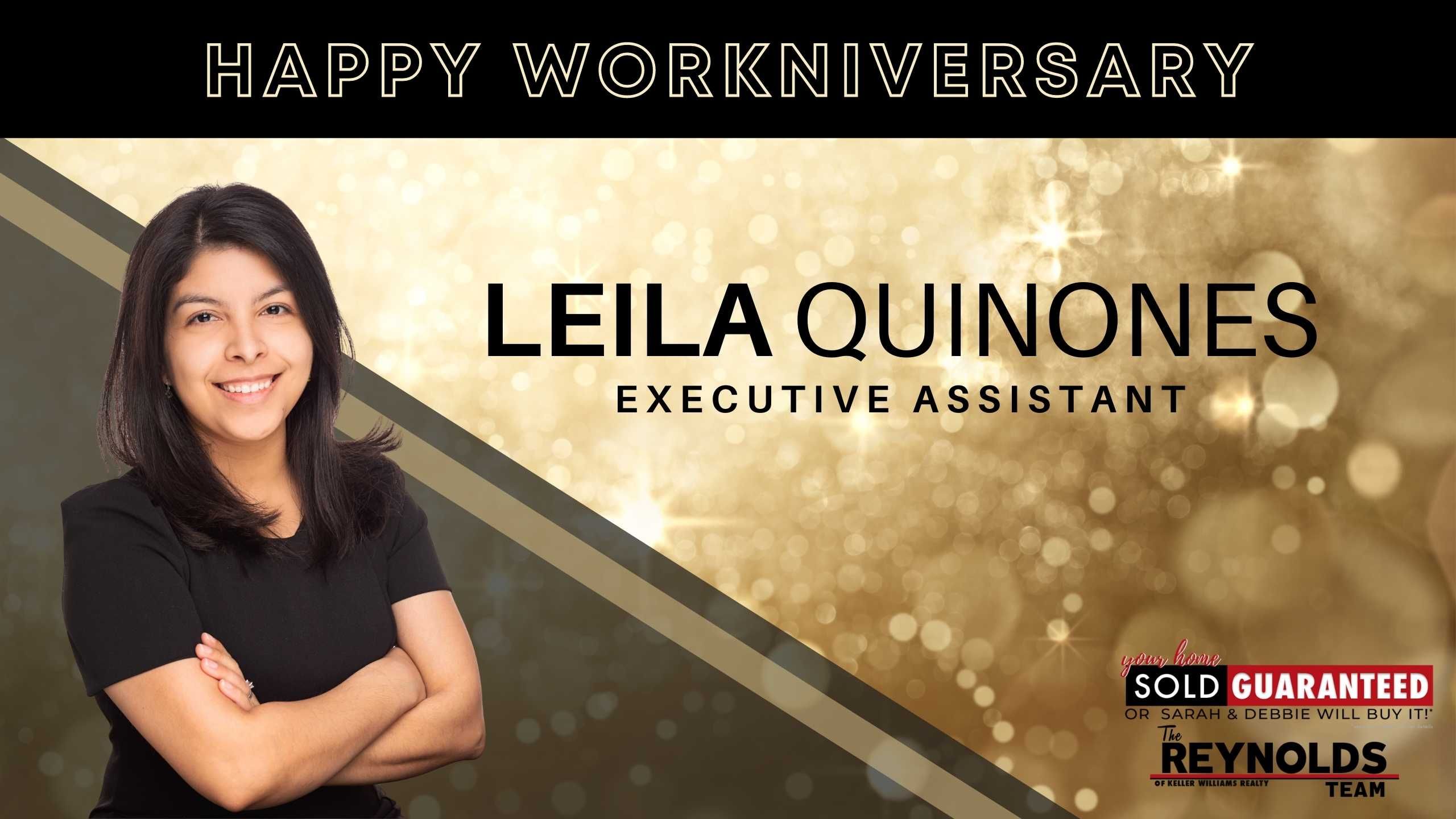 Happy Workniversary, Leila!