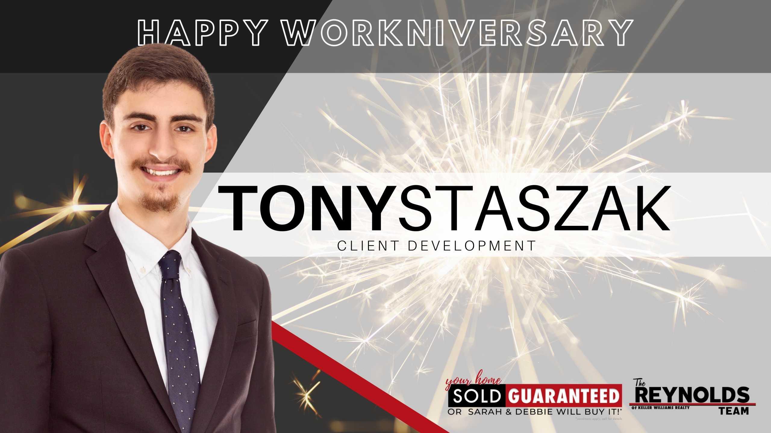 Happy Workniversary, Tony!