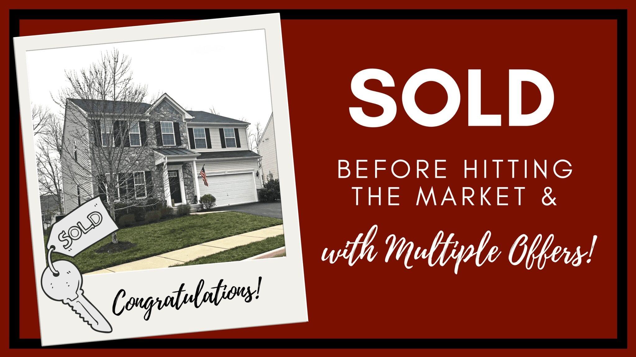 Chantilly, VA Home SOLD Before Hitting the Market with Multiple Offers!