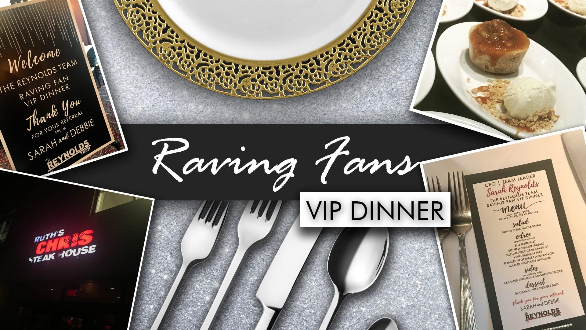 Raving Fans VIP Dinner 2018