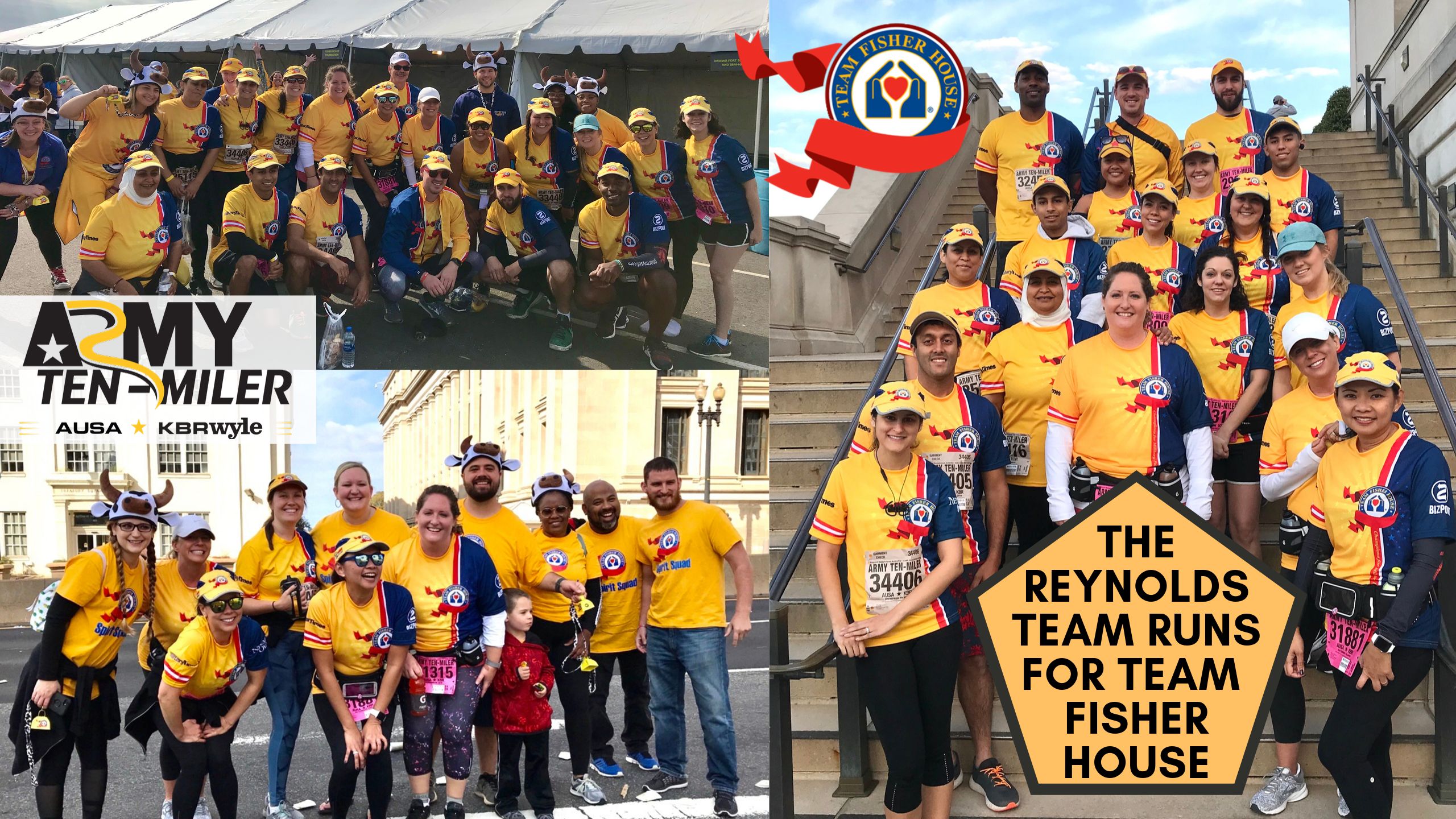 The Reynolds Team Runs for Team Fisher House at Army Ten-Miler