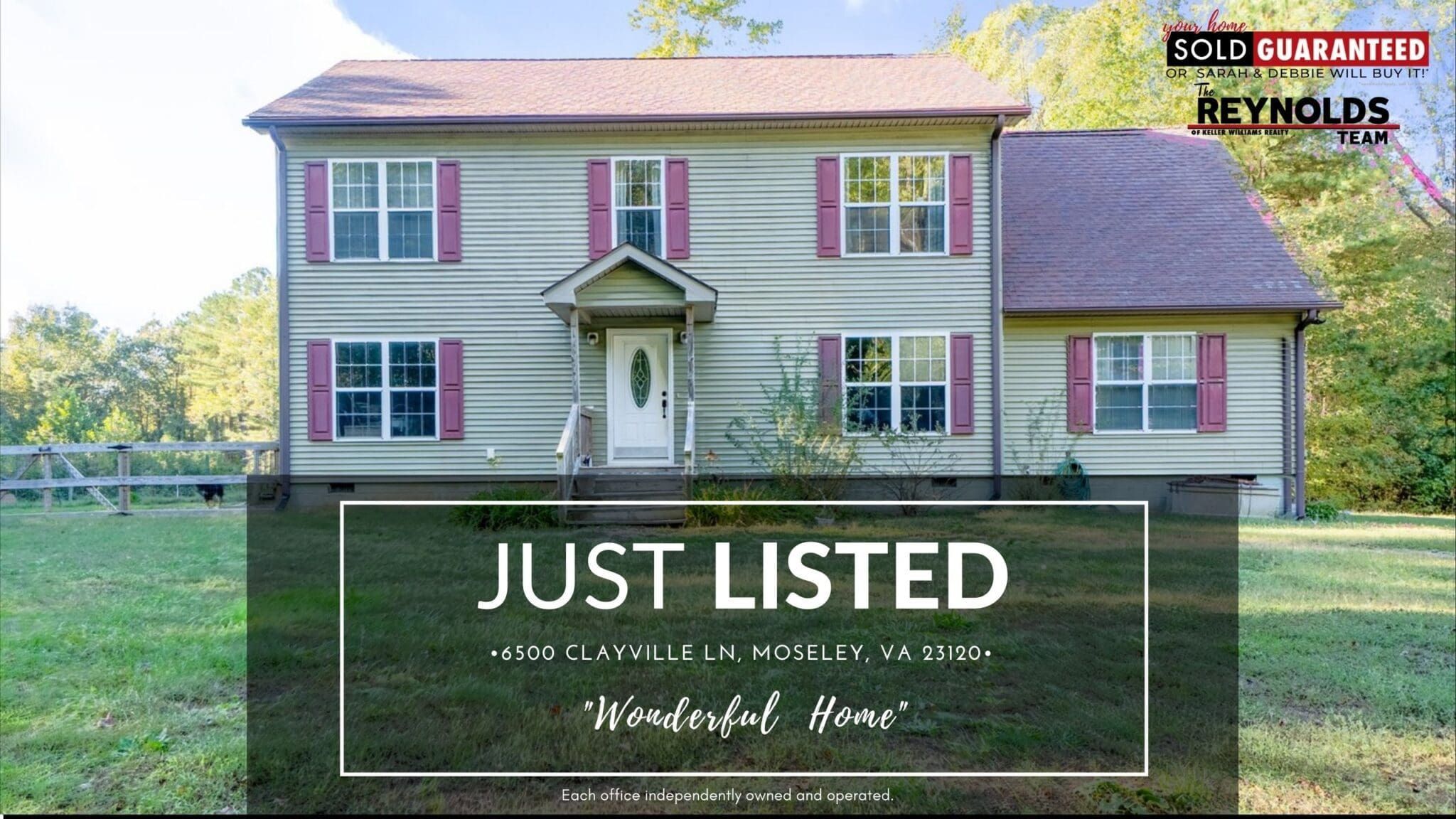 6500 Clayville Lane, Moseley, VA 23120