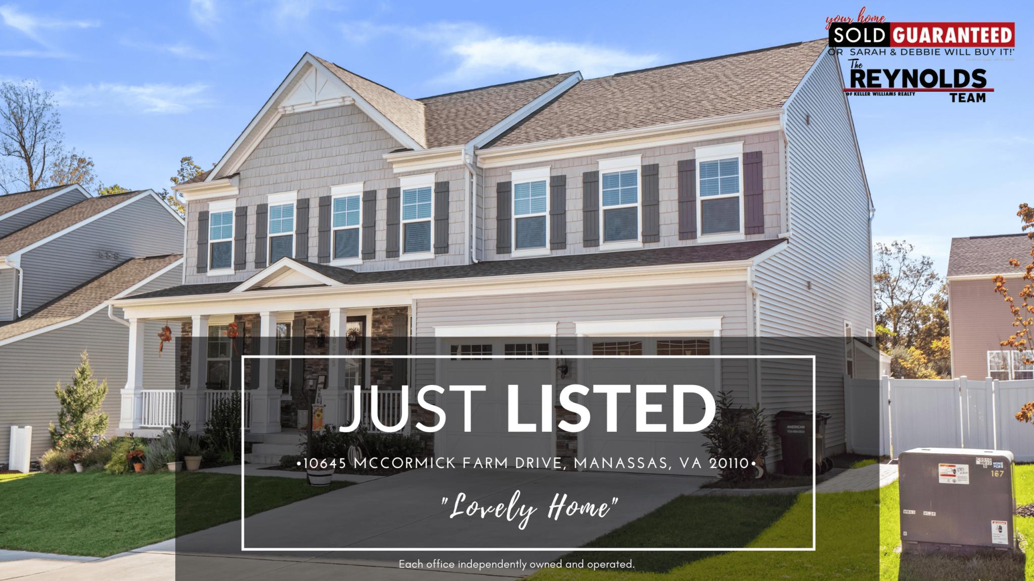 10645 Mccormick Farm Drive, Manassas, VA 20110