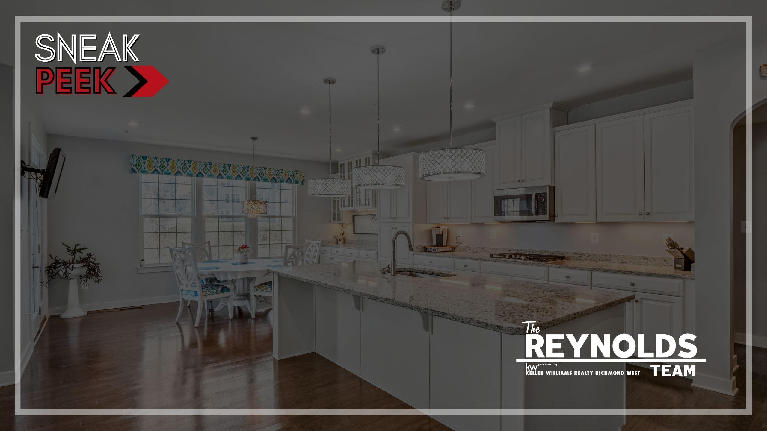 The Reynolds Team Richmond Weekly List of Sneak Peek Homes for March 10