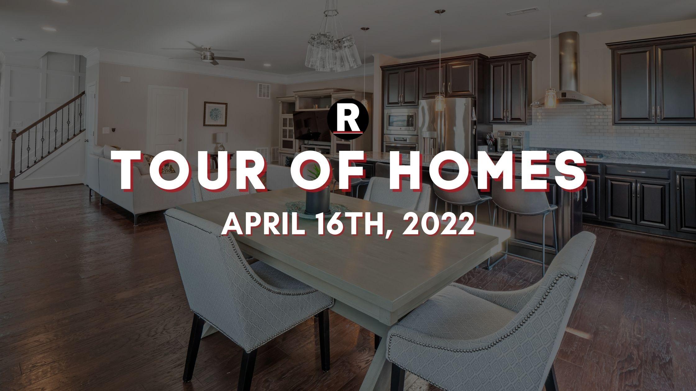 Tour of Homes In-Person April 16th