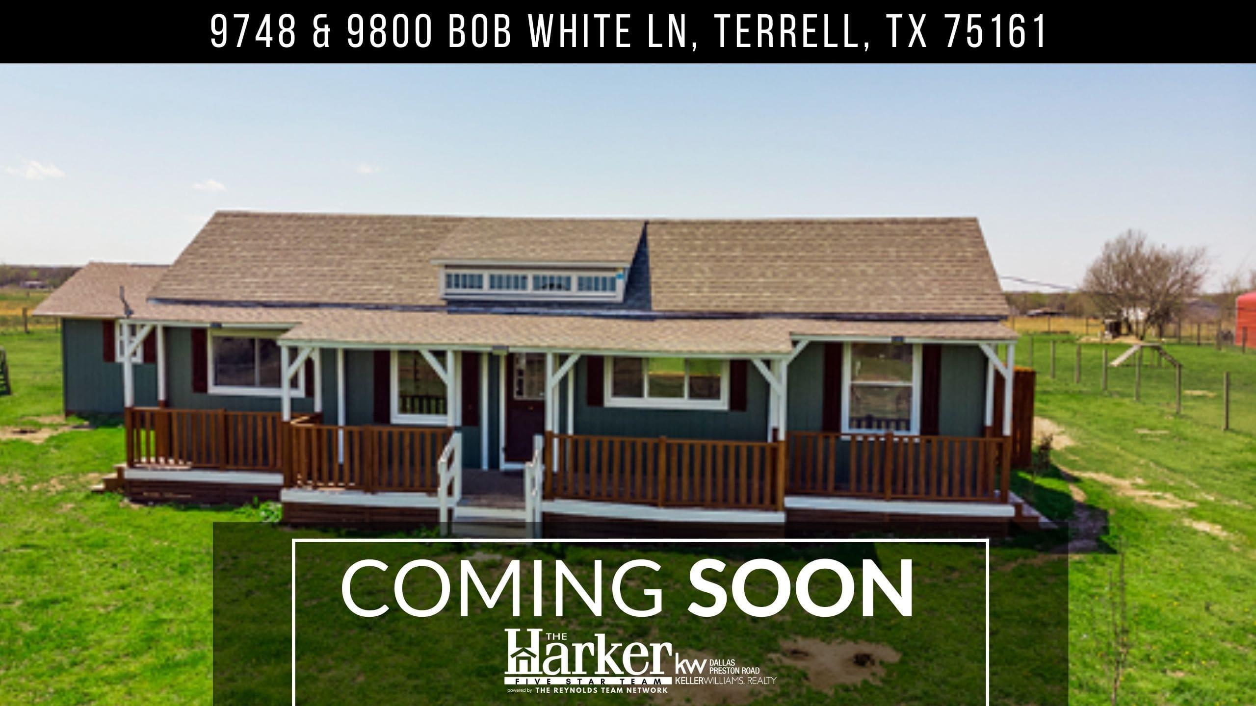 9748 & 9800 Bob White Ln, Terrell, TX 75161