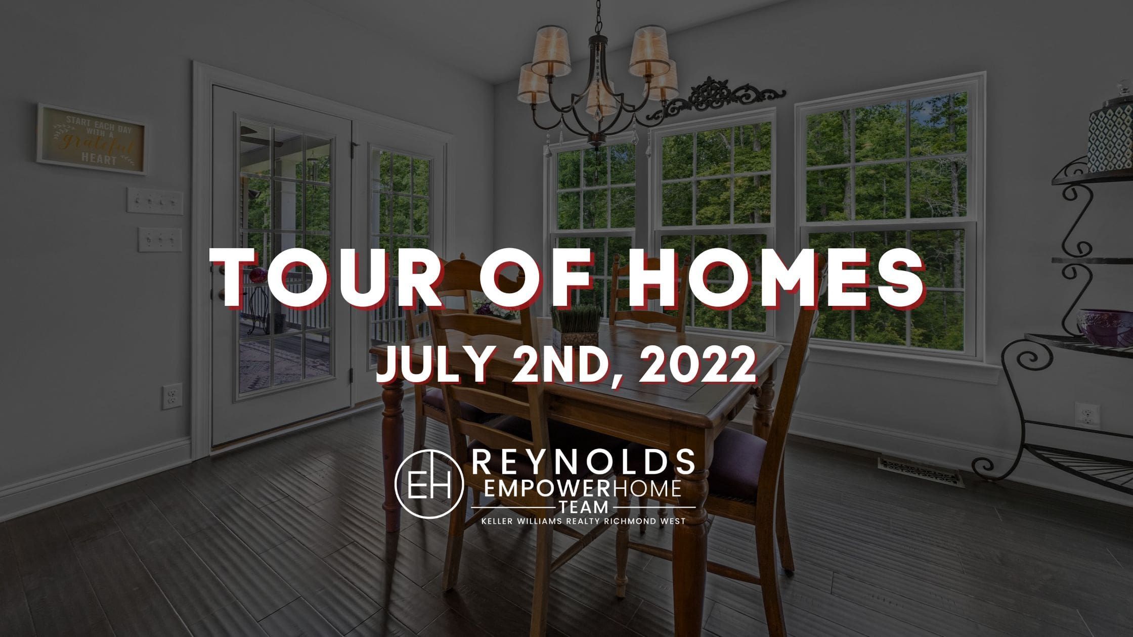 Richmond Tour of Homes In-Person July 2nd