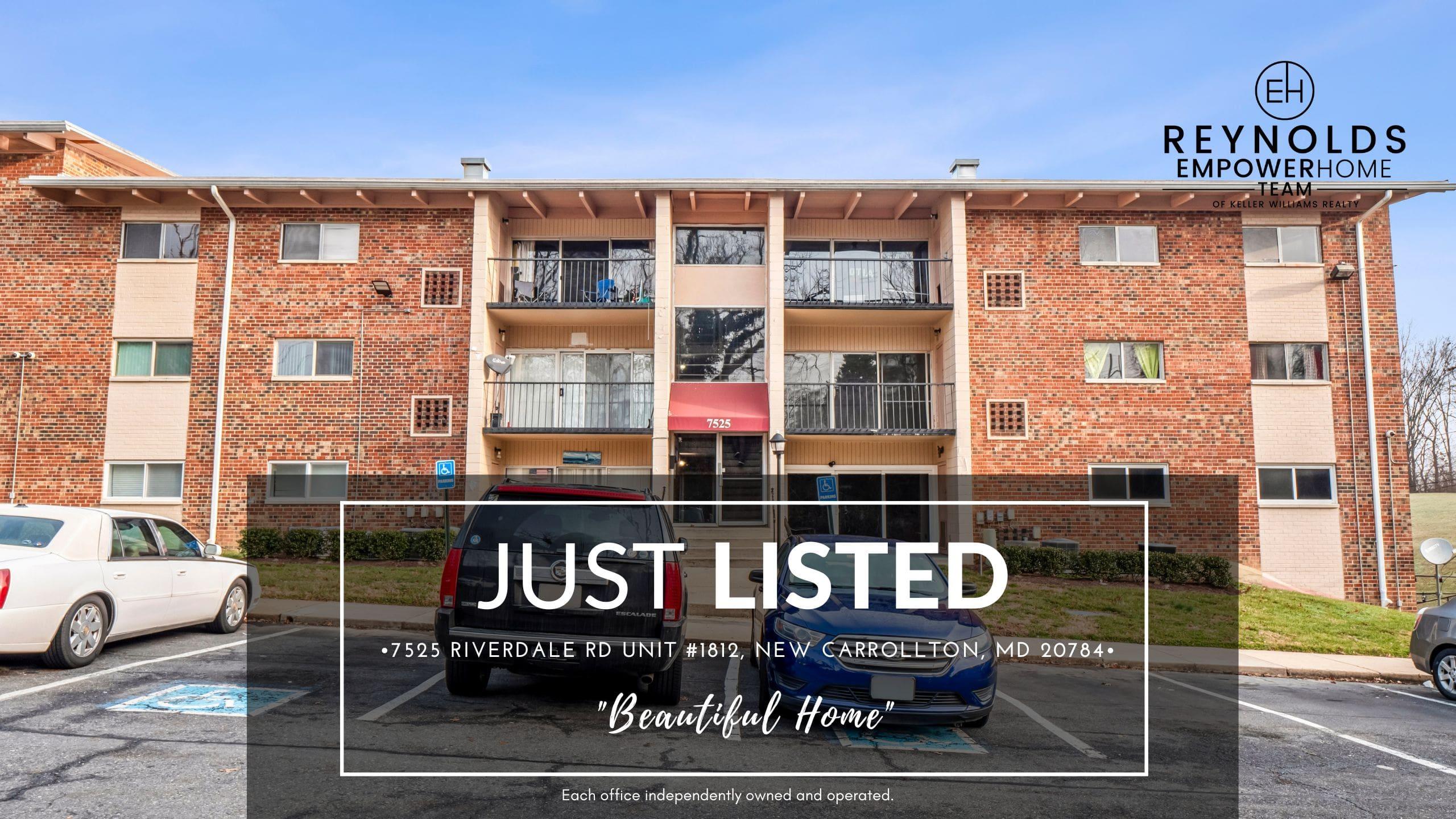 7525 Riverdale Rd Unit #1812, New Carrollton, MD 20784