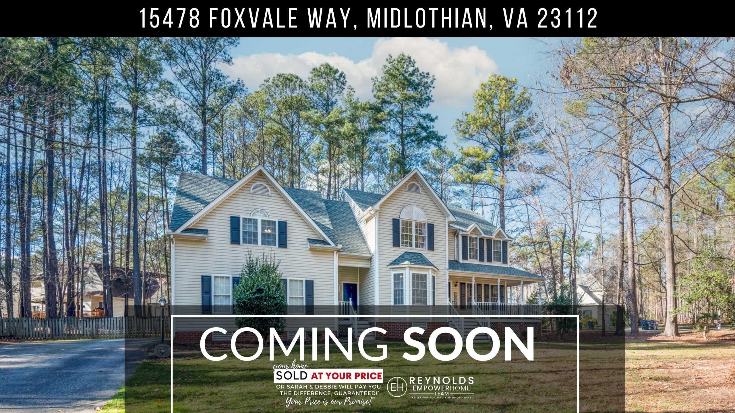 15478 Foxvale Way, Midlothian, VA 23112