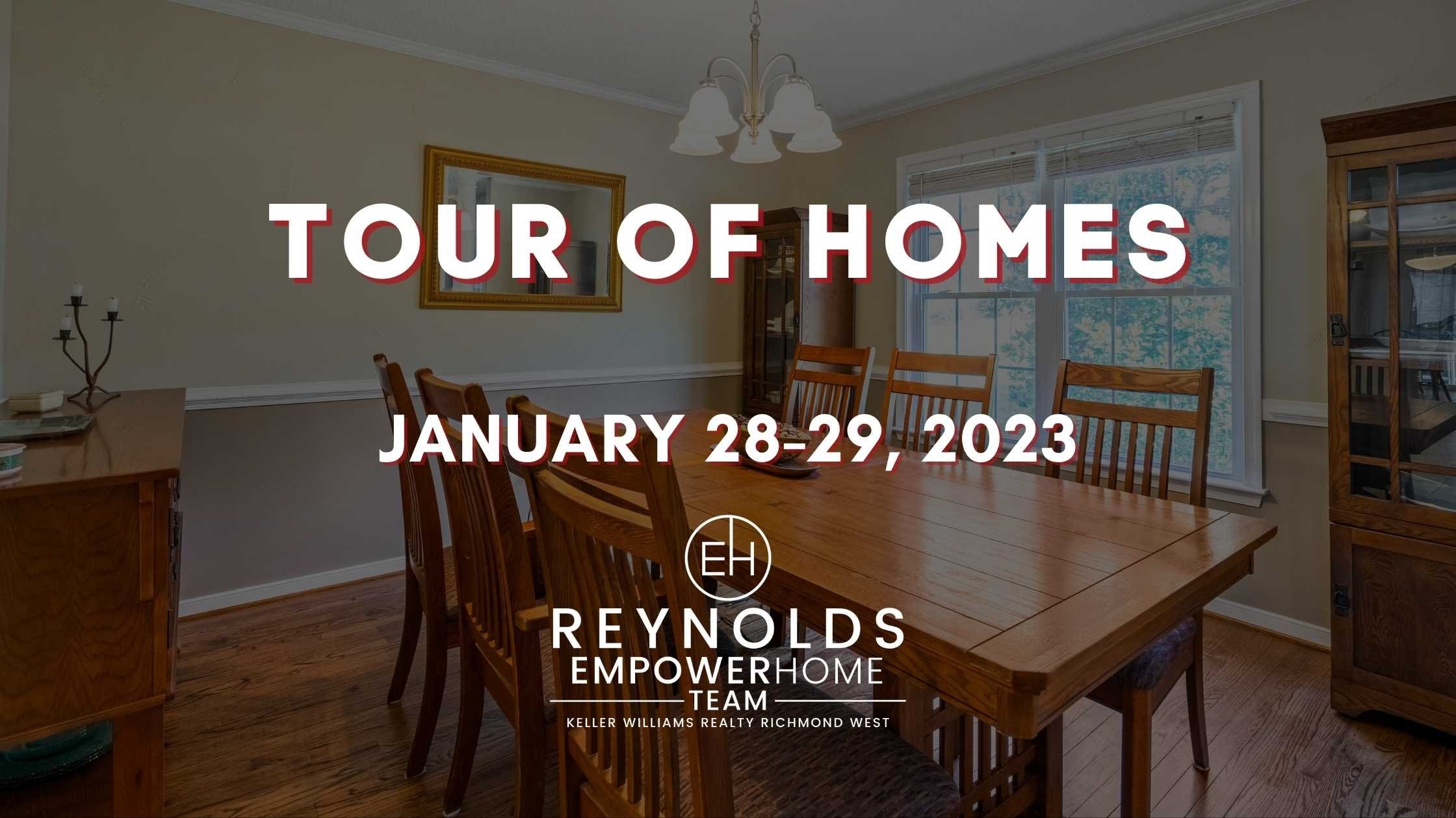 Richmond Tour of Homes In-Person January 28-29