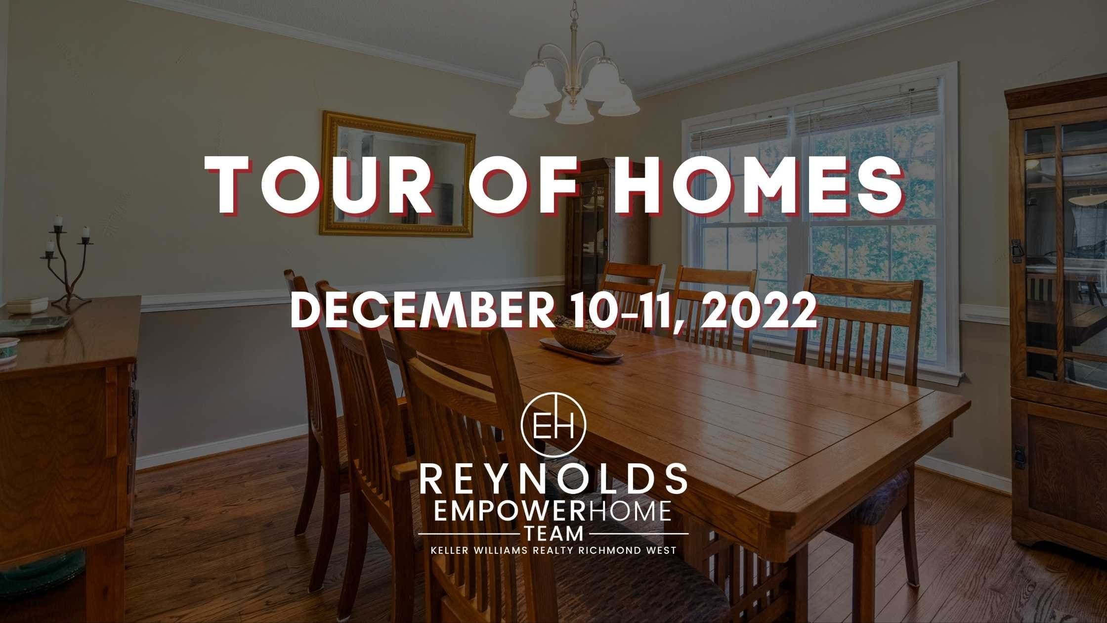 Tour of Homes In-Person December 10&11