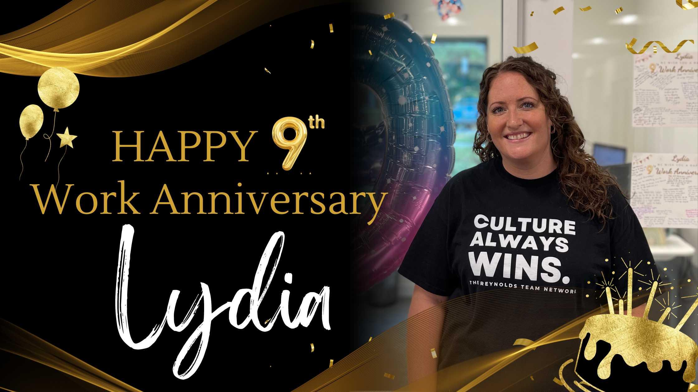 Happy 9th Work Anniversary to Our Chief Marketing Officer!