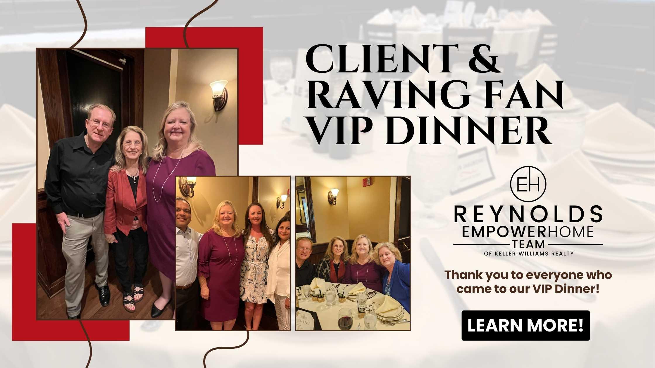 Reynolds EmpowerHome Team May VIP Dinner – DC Metro